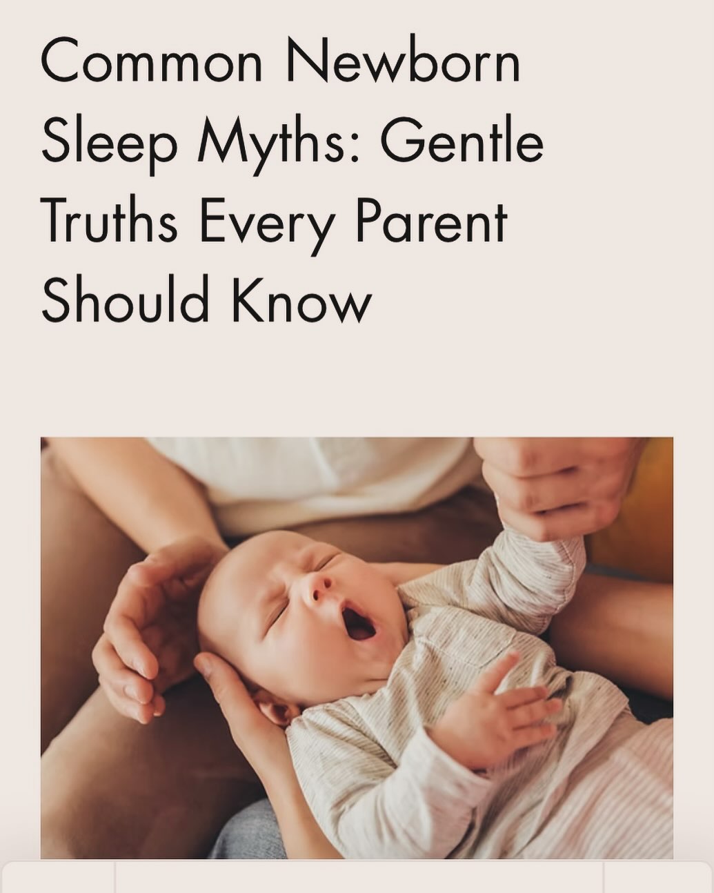 ✨ Newborn Sleep Myths: What Every Parent Should Know ✨
If you’ve ever wondered why your baby doesn’t “sleep through the night,” you’re not alone, and the truth is, they’re not supposed to! 💛
Newborns need to wake often to feed, to feel your closeness, and to build trust. Yet so many parents worry they’re doing something wrong. Let’s clear up some of the most common myths around newborn sleep, gently and realistically.
In my latest blog post, I share:
✨Why frequent night waking is normal and healthy
✨Why you can’t spoil your baby by holding them
✨Why strict schedules don’t work in the early weeks
Understanding what’s normal helps you feel calmer, more confident, and better prepared for the early months.
💛 Read the full blog and join my live workshop “Get Sleep Ready for Your Newborn” to feel more rested and supported — link in bio!
11 of November at 1pm to 2pm
🎁 Use code SLEEPREADY20 for 20% off
#newbornsleep #gentlesleep #mymamadreams #newborncare #postpartumjourney #expatparents #doulabarcelona #sleepcoach #fourthtrimester #babysleep #sleepwithlove #gentleparenting