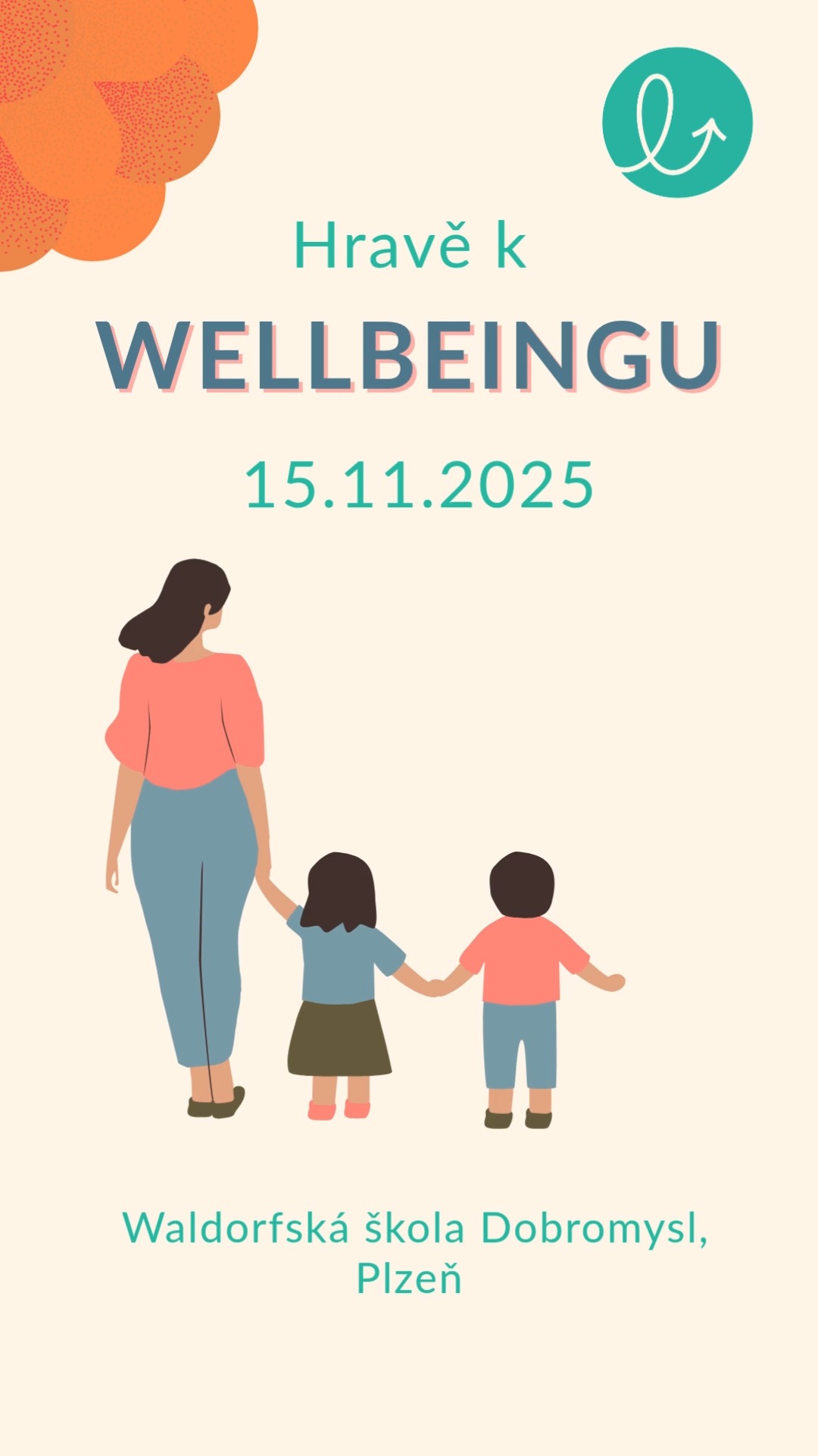 ✨ Hravě k wellbeingu ✨
Zábava i inspirace pro děti, rodiče a vyučující 💛
Čas pro radost, tvoření, pohyb a laskavé zastavení.
📍 Waldorfská škola Dobromysl, Plzeň
🗓️ 15. 11. 2025
🎟️ Vstupenky v odkazu v bio a ve story!
#wellbeing #rodina #děti #mindfulness #plzeň #semwell #hravěkwellbeingu