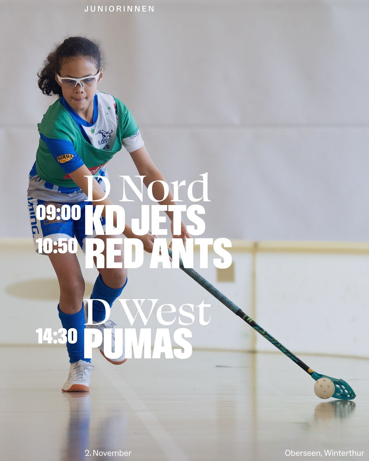 🦁Vorschau Juniorinnen!🦁
🔵⚪️
U21B:
📍: Schule Nordstern, Zürich
⏰: 09:00 vs. @floorballuri_official & 11:45 vs. @uhc_nesslau_sharks 
🔵⚪️
C Blau:
📍: Schulhaus Oberseen, Winterthur
⏰: 09:00 vs. Uediker Lions & 11:45 vs. KD Jets
🔵⚪️
C Weiss:
📍: Schulhaus Oberseen, Winterthur
⏰: 13:35 vs. @redants_floorball & 16:20 vs. Traktor
🔵⚪️
D Nord:
📍: Schulhaus Oberseen, Winterthur
⏰: 09:00 vs. KD Jets & 10:50 vs. @redants_floorball 
🔵⚪️
D West:
📍: Schulhaus Oberseen, Winterthur
⏰: 14:30 vs. @zurich_oberland_pumas 
🔵⚪️
#lioness #floorballzurichlioness #meisterschaft #swissunihockey #unihockey #salibandy #innebandy #floorball #iff #zurich #schweiz #switzerland