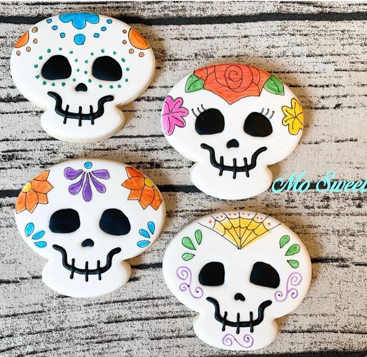 Good Morning! Happy Day of the Dead! #DayoftheDead #díademuertos #sugarcookies
#cookieart
#cookieartist
#cookiedecorating
#cookiesofinstagram
#royalicing
#customsugarcookies
#decoratedsugarcookies
#partyfavor
#favor
#bakerydouglassvillepa
#cookiesdouglassvillepa
#weshipcookies