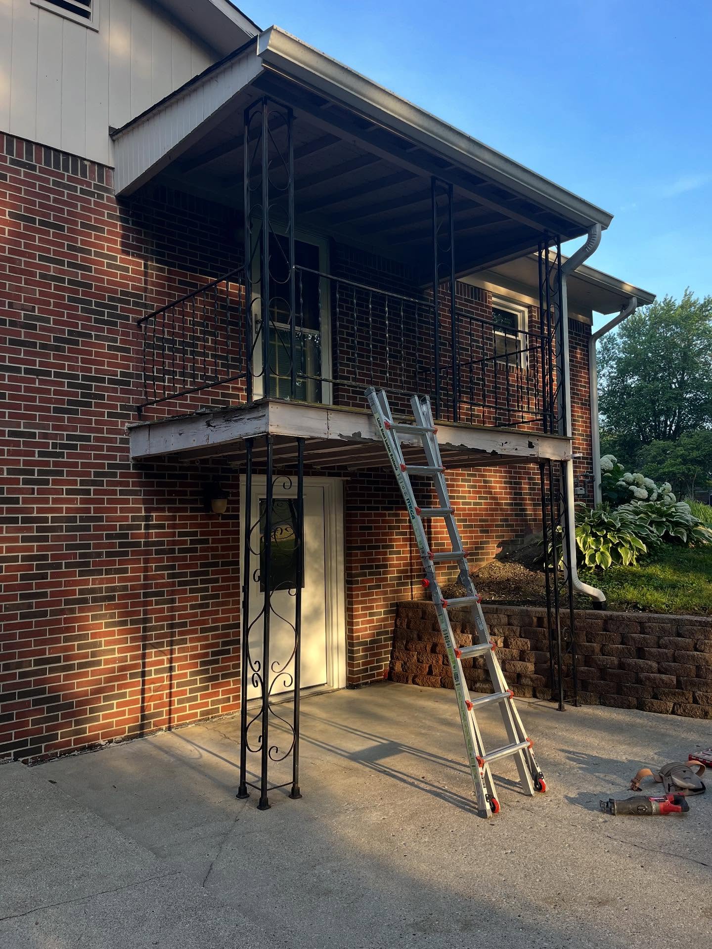 If you need a new deck built, or an old one redone, reach out to us for your estimate today! #freshstart #handyman #deckwork #redo #upgrade