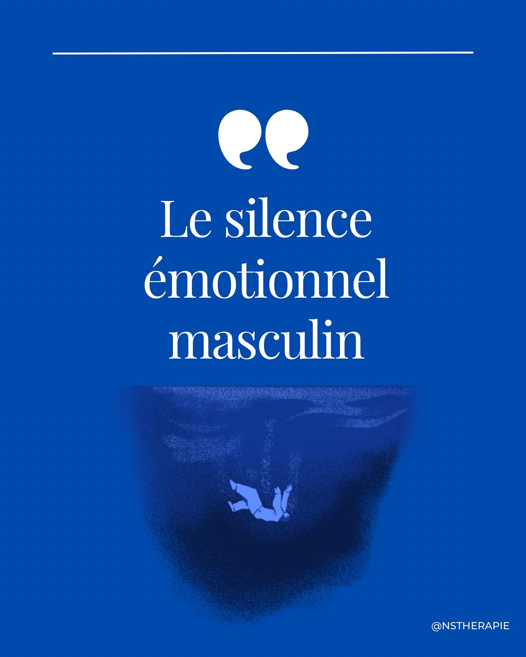 Le silence émotionnel des hommes naît souvent d’une éducation à la retenue.
Dès l’enfance, beaucoup apprennent à contenir leurs émotions pour correspondre à une image de solidité.
Cette habitude devient un réflexe, un mode de survie transmis de génération en génération.
Derrière ce silence, il y a souvent de la peur : peur de la honte, peur d’être jugé, peur de s’effondrer.
Pourtant, c’est dans la reconnaissance de ces émotions que commence la véritable force.
De plus en plus d’hommes cherchent aujourd’hui à se reconnecter à leur monde intérieur,
à accueillir ce qu’ils ont longtemps enfoui, à réapprendre à ressentir.
Ce processus demande du courage, de la douceur, et parfois un accompagnement.
🌿 Si tu ressens le besoin de retrouver ce lien à toi, je peux t’accompagner dans ce cheminement intérieur.
#psychologie #hommes #émotions #masculinité #vulnérabilité #thérapie #conscience #santémentale