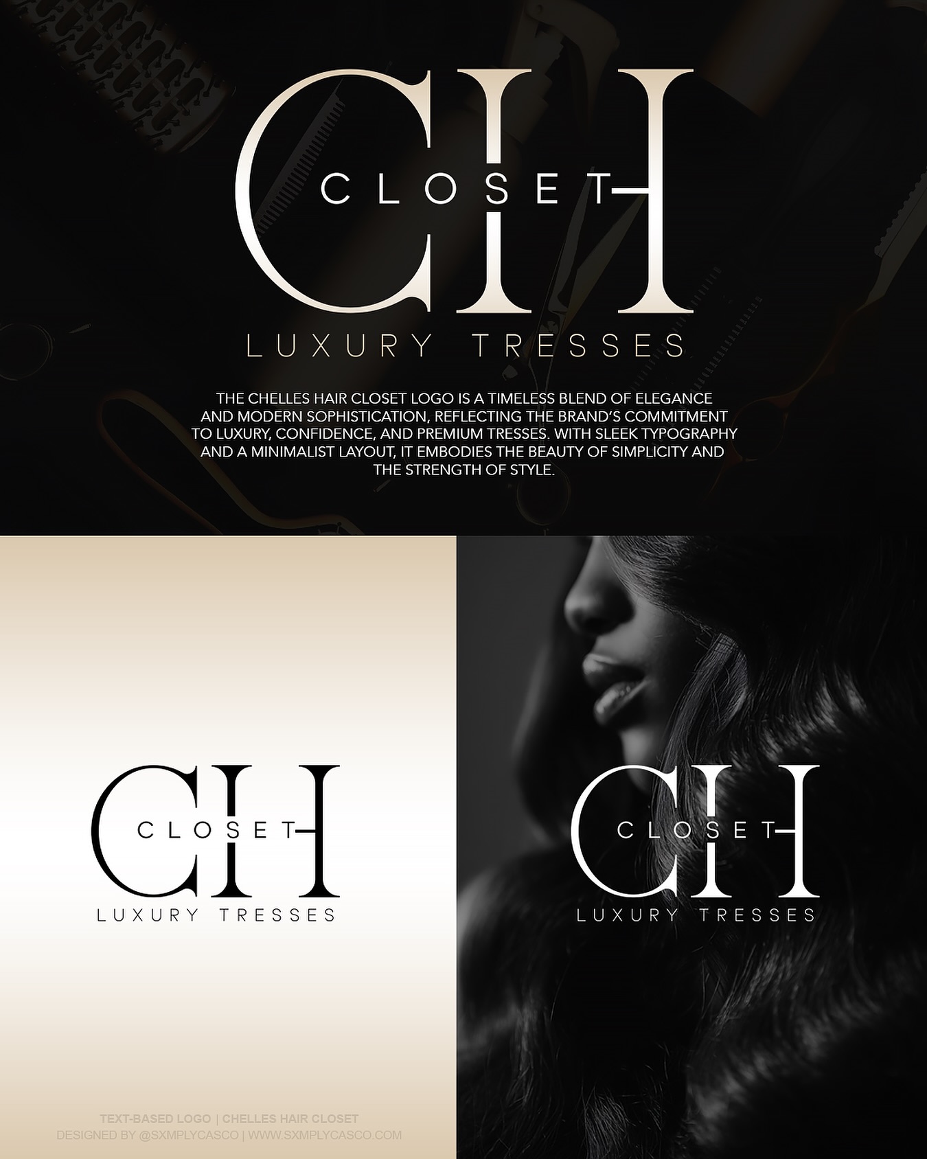 A fresh era of luxury ✨ The new Chelles Hair Closet logo embodies timeless elegance and modern sophistication — a reflection of confidence, beauty, and premium tresses. 💫
At SXMPLYCAS CO, I specialize in helping businesses like Chelles Hair Closet bring their vision to life through professional graphic design and branding strategy. Whether you’re a beauty brand, entrepreneur, or service provider, I create visuals that capture your story and connect with your audience.
📍 Based in the DMV + Charleston, SC, working with clients nationwide.
💻 Let’s elevate your brand — inquiries at sxmplycasco.com
#ChellesHairCloset #BrandDesign #LogoDesign #LuxuryHairBrand #BrandIdentity #SXMPLYCASCO #CharlestonDesigner #DMVDesigner #BrandReveal #blackownedbusiness