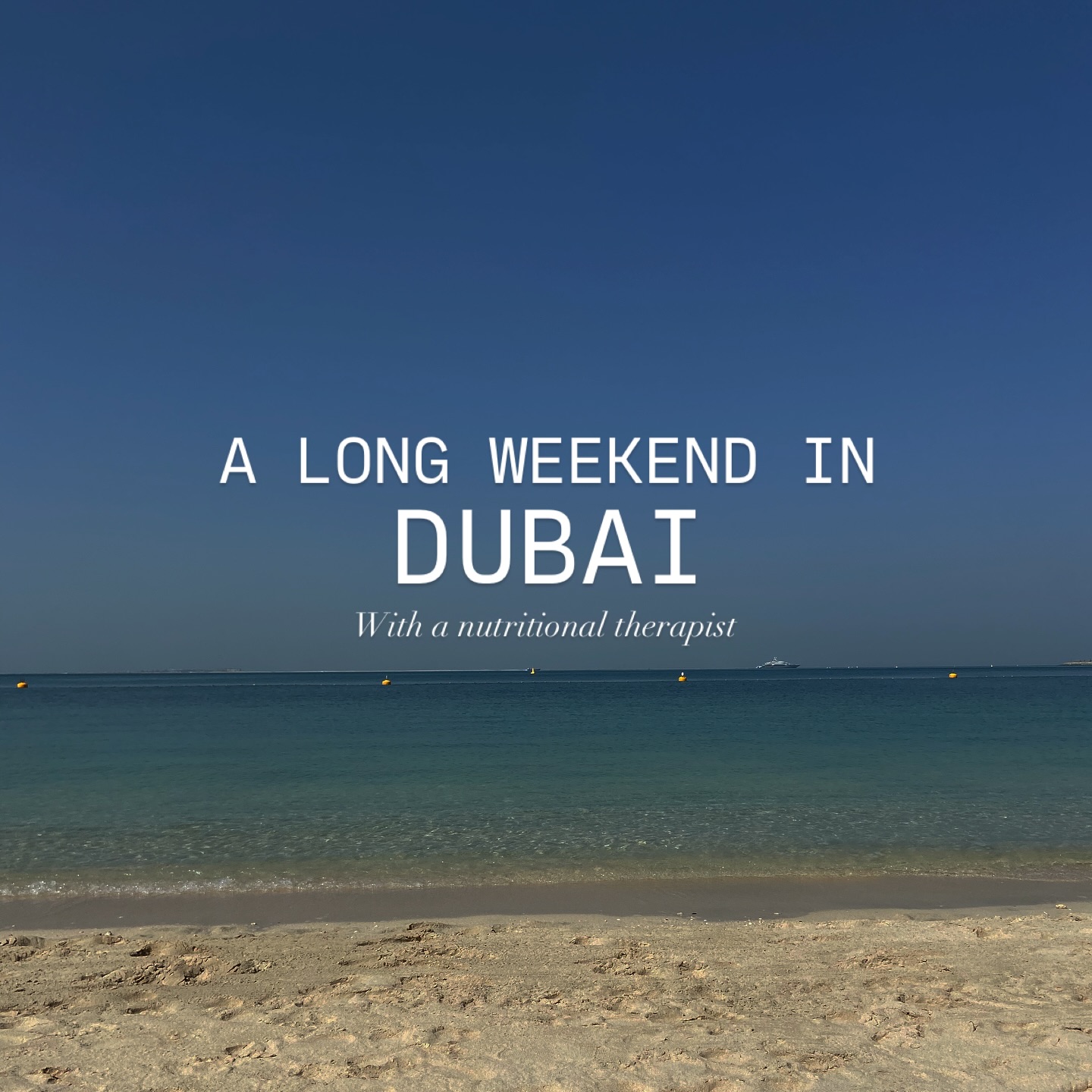 I’ve spent many years living in and visiting Dubai, and these are my fave places to eat and things to do. 🌴There’s so much good food and so many fun ways to stay active outside - Dubai is much more than malls! (Though they also have the best of those too.) No hotel recs I’m afraid as I’ve never really needed one! 🪬
~
I love exploring and finding new places, especially if they’re a lil off the beaten track! I always look for restaurants/bars/cafes etc which use really good quality, local ingredients and I love shops which sell things with a story and aren’t just mass produced. I also like to stay a bit active - being outside for the majority of the time is what makes a great holiday in my books! 📍
More long weekend guides to come 💋