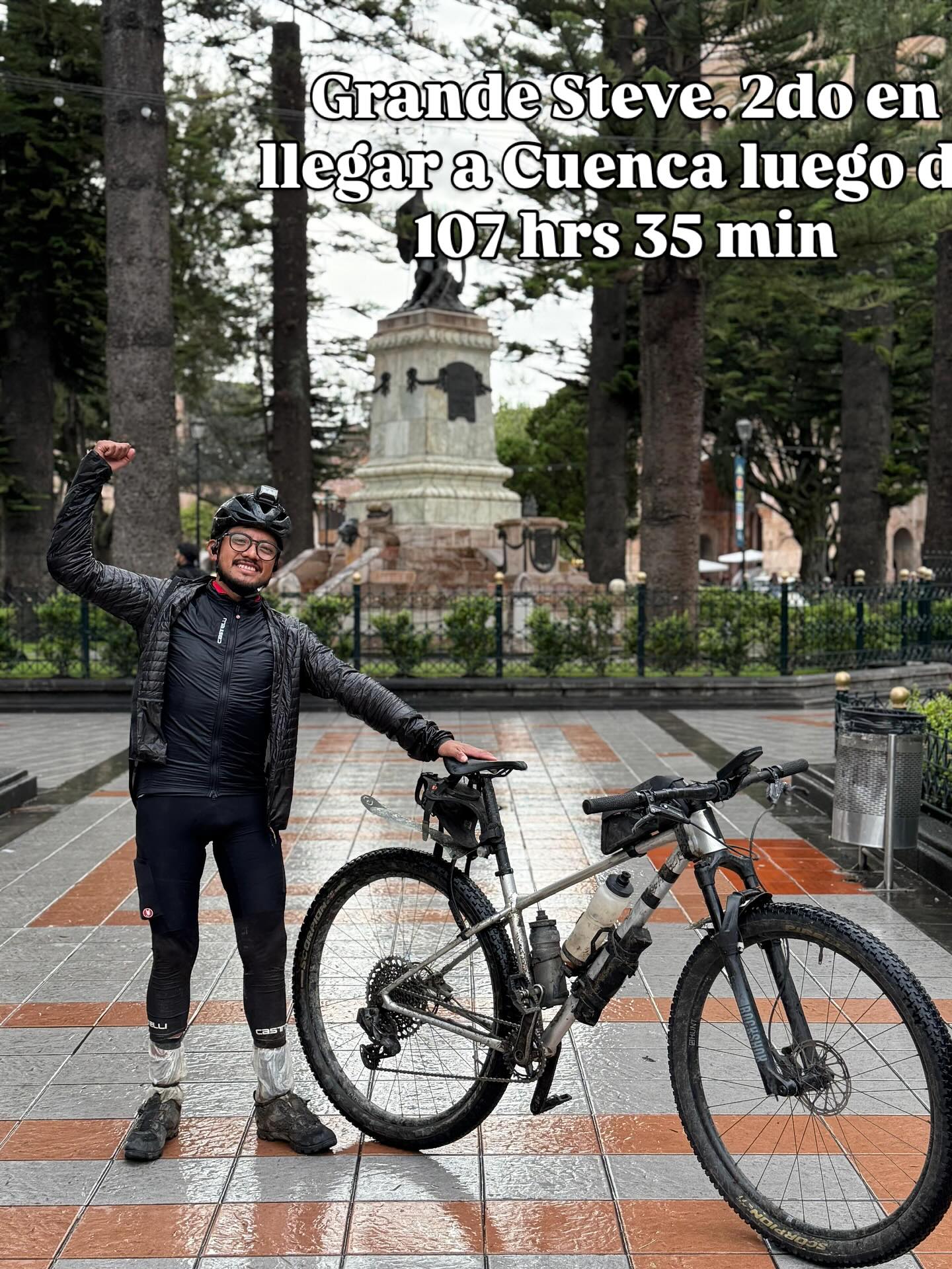 Otro grande cruza la meta luego de 107 horas y 35 minutos. Segundo lugar para @steve_onbike