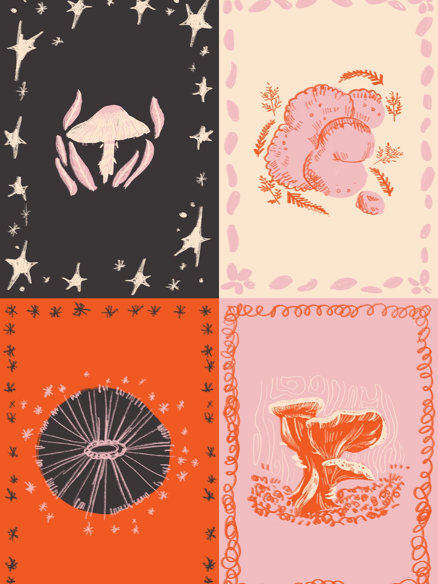 Mushroom illustration for an upcoming zine Im working on to showcase my finds in 2025🍄🍄🟫
1/4
#illustration #illustrator #design #artist #designers #bookillustrator #mushroomart #mushroomlover #mushroomhunting