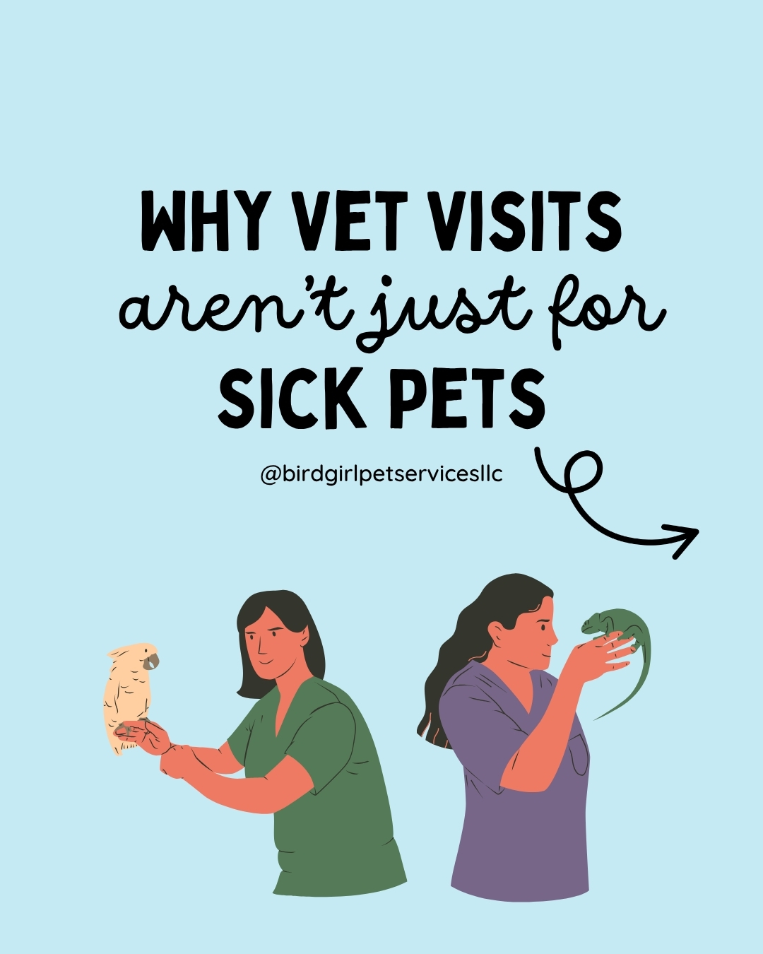 🩺 Why Vet Visits Aren’t Just for Sick Pets
Did you know? Exotic pets benefit from regular vet checkups, not just visits when something’s wrong. ✅
Routine exams can:
✔️ Catch early health issues
✔️ Ensure enclosures + diets are on track
✔️ Keep your pet thriving, not just surviving
Preventative care = peace of mind for you and a longer, happier life for your pets. 💚
👉 When was the last time your exotic pet saw the vet?