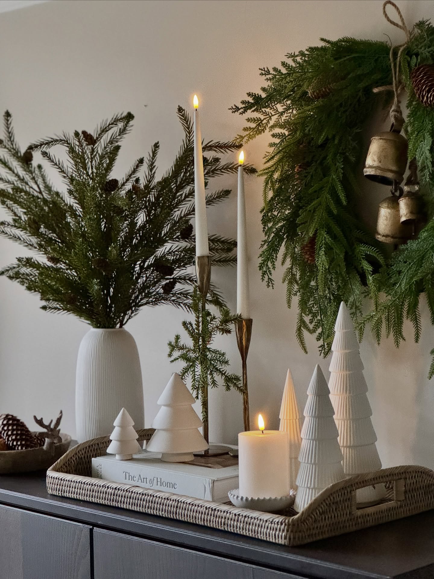 A calm, cosy festive sideboard
Our Real Touch greenery, white ceramic trees and antique-style bells continue to be your seasonal favourites, and many of these pieces are now nearly sold out. When they’re gone, they’re gone… and we won’t be restocking these lines this year.
Create your Christmas your way, soft, simple, and beautifully timeless
#BoxwoodHomeInteriors #ChristmasAtHome #TimelessInteriors #NeutralChristmas #CosySeason #HomeStyling #ChristmasDecor #NearlySoldOut #WhenTheyreGoneTheyreGone #FestiveStyling #WreathsAndGarlands #WhiteCeramicTrees #seasonalhomestyling