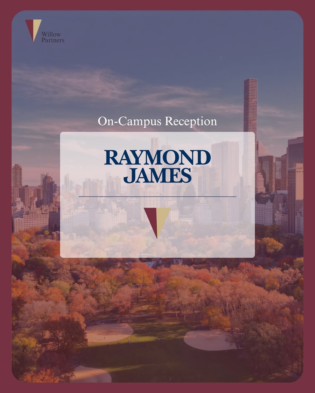 Noles on Wall Street was pleased to host Raymond James on campus for two days of engaging programming, including speaker sessions, dinners, and networking opportunities. We are sincerely grateful to the Raymond James team for taking the time to share their insights, career experiences, and perspectives on the firm’s culture and industry.
We value our ongoing relationship with Raymond James and appreciate their continued partnership in supporting the development of our cohort members.