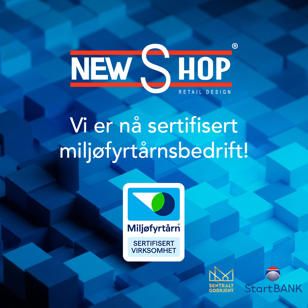 🌱 Vi er stolte av å kunngjøre at NewShop nå er Miljøfyrtårn-sertifisert!
Gjennom året har vi jobbet målrettet med å få på plass viktige sertifiseringer – og denne er den siste i rekken.
Miljøfyrtårn-sertifiseringen er et bevis på vårt engasjement for bærekraft og miljøansvar ♻️
#Miljøfyrtårn #Bærekraft #NewShop #SertifisertVirksomhet