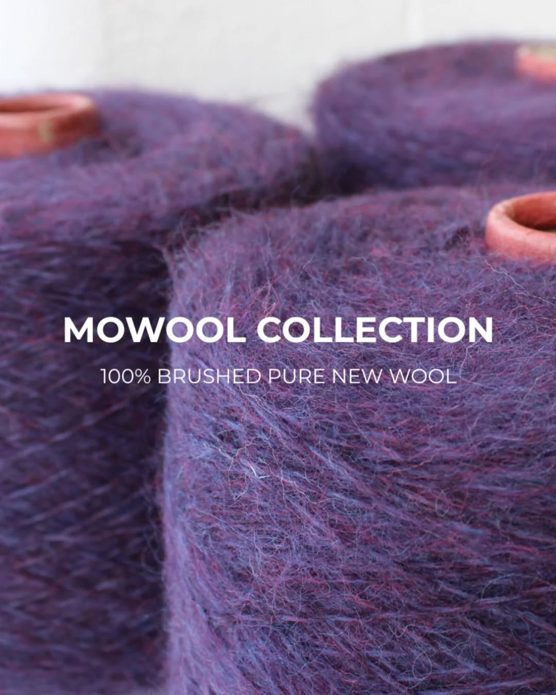 Mowool Collection
Mowool is a brushed version of our much loved Pennine Collection made from 100% pure new wool. The fibre length in this worsted spun yarn gives this luxurious fibre a hairy look akin to mohair, and fabulous bulk without weight.
If you'd like to receive a Mowool Collection shadecard, please email sales@shepleyyarns.com
