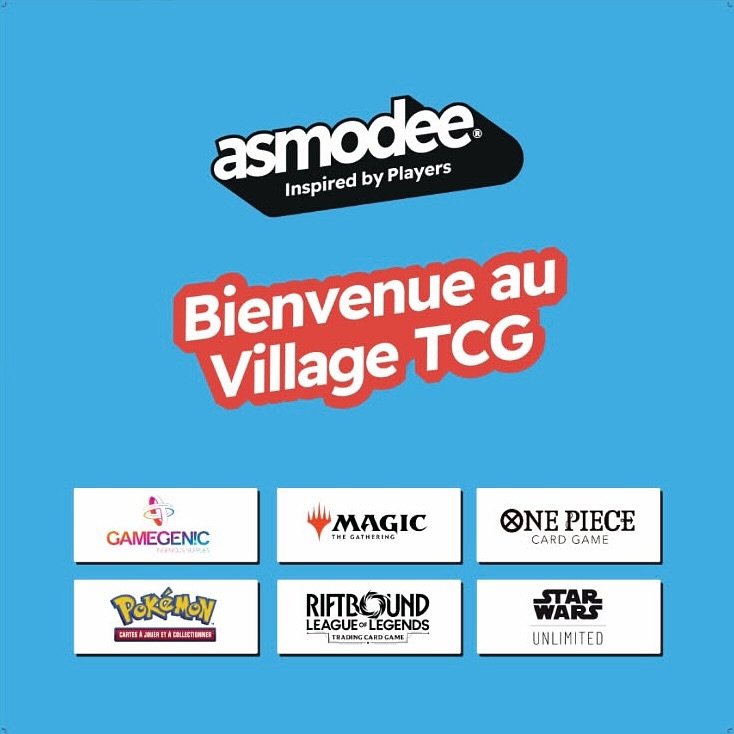 🎮✨ JEU EXCLUSIF @ParisGamesWeek avec asmodee France ! ✨🎮
Le GalaTCG s’associe à @asmodee_fr pour un défi unique sur notre espace à la PGW !
Viens t’initier à 5 jeux cultes :
🃏 Pokémon
🏴☠️ One Piece
🧙♂️ Magic: The Gathering
💥 League of Legends: Riftbound
🚀 Star Wars Unlimited
À chaque initiation réussie, tu remportes 1 jeton 🔥
Collecte 4 jetons différents et viens récupérer ton sac cadeau exclusif 🎁
⚠️ Seuls les 25 joueurs premiers gagnants par jour pourront repartir avec leur récompense, alors prépare ta stratégie et fonce sur le stand GalaTCG
#GalaTCG #PGW #ParisGamesWeek #AsmodeeFrance #PokemonTCG #OnePieceTCG #MagicTheGathering #StarWarsUnlimited #LeagueOfLegendsRebound #JeuxDeCartes #TCG #GamingEvent #Challenge