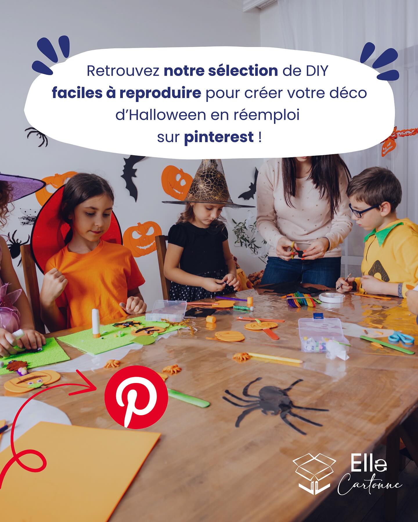 Octobre touche à sa fin… et l’ambiance Halloween est déjà dans l’air ! 🎃
Et si cette année, Halloween rimait avec récup’ et créativité ? ♻️
Avant de jeter vos cartons, pensez à tout ce que vous pouvez en faire ! C’est pourquoi nous avons confectionné un panel d’idées de décos et de costumes DIY, à réaliser en famille, entre amis ou même en solo, pour petits et grands.
👉 Retrouvez toutes nos inspirations épinglées sur Pinterest ici : https://fr.pinterest.com/ElleCartonne69/ 🔗
#halloweeen #reemploi #diy #creative