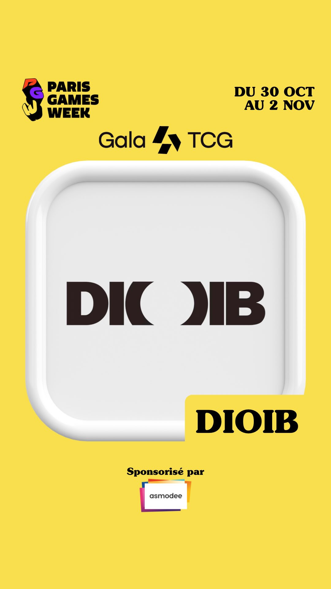 Nous sommes ravis d’accueillir @dioib.paris au Gala TCG lors de la @parisgamesweek !
Ce concept store unique vous fait découvrir des produits exclusifs venus tout droit d’Asie.
À retrouver sur leur stand pendant la PGW :
▪️Cartes Pokémon en chinois simplifié
▪️Topps – football, basketball, Star Wars & Marvel
▪️Kakawow – univers Harry Potter & Warner Bros
▪️Daka – coffrets avec cartes gradées
▪️Et des exclusivités TCG comme Nikke, Genshin Impact et Murakami
Rendez-vous sur leur stand du 30 octobre au 2 novembre, Paris Expo Porte de Versailles.
🎟 Billetterie en ligne sur www.parisgamesweek.com
#GalaTCG #PGW #DIOIB #PokemonTCG #TCGCollectors