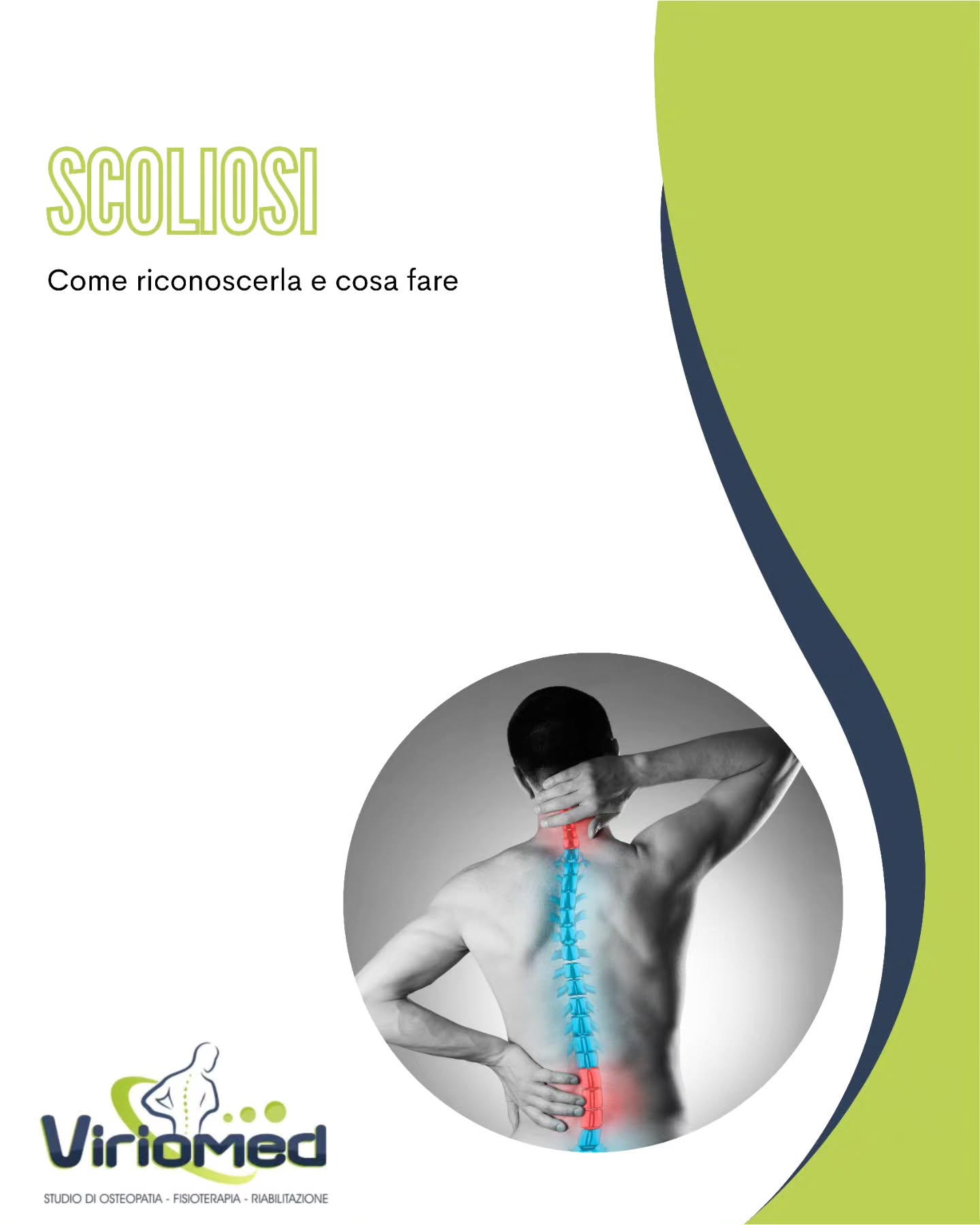 Può capitare, durante la crescita, che i genitori notino nei propri figli una postura un po’ scorretta: spalle non allineate, fianchi asimmetrici, schiena che sembra incurvarsi. Spesso questi segnali compaiono nei periodi di crescita più rapida, come la pubertà, e potrebbero indicare l’inizio di una scoliosi.
Viriomed
📍 Strada comunale per San Gregorio, Loc. Mannella (VV)
📞 3206775566
📧 viriomed@libero.it
🌐 www.viriomed.it
#viriomed #fisioterapia #osteopatia #riabilitazione #posturologia #terapia #tecar #fisiotone #powershape #cryotshock #ondadurto #osteopata #ginnasticaposturale #linfodrenaggio #posturale #dimagrimento #dimagrimentolocalocalizzato #rimodellamentocorpo #tonificazione #vibovalentia #calabria #sangregoriodippona #vibomarina