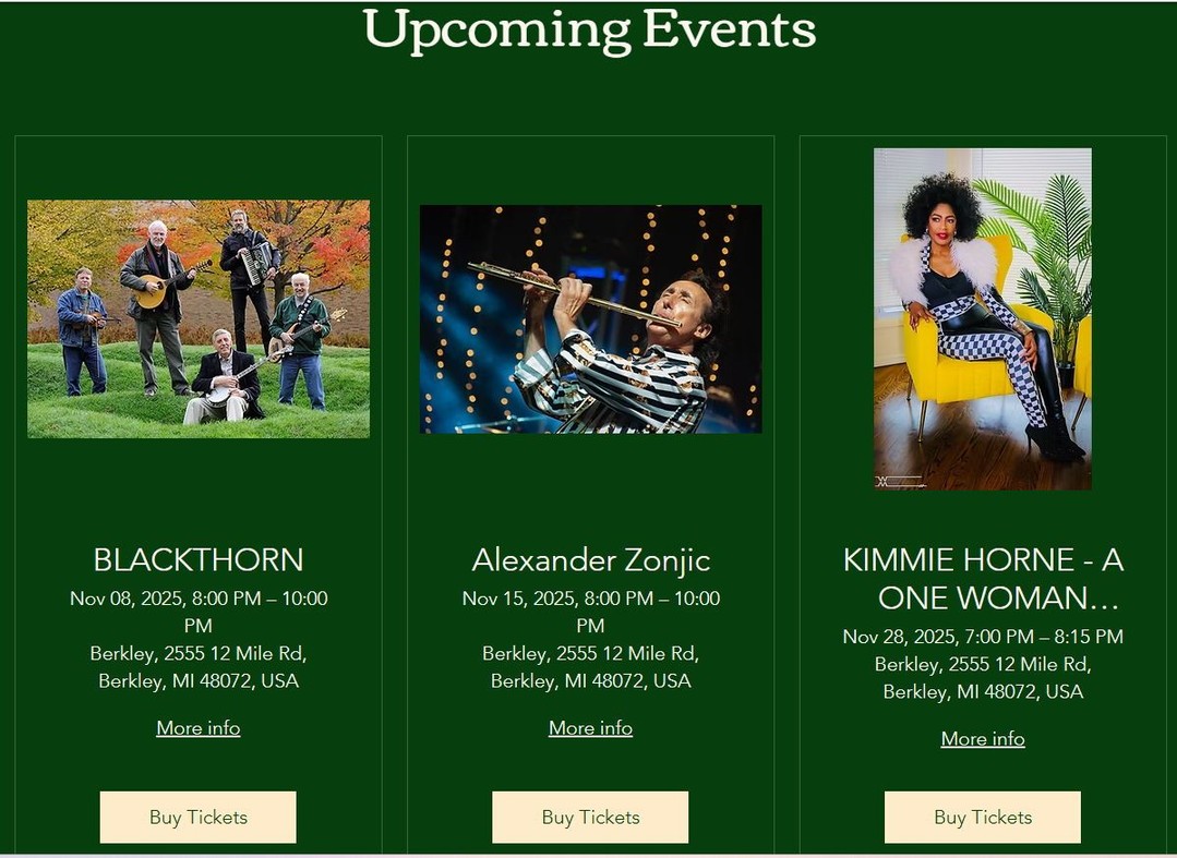 Lots of great events in November! Join us!
