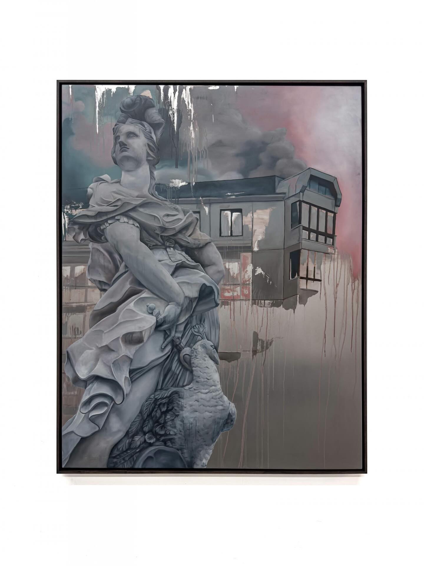 „Gewalt und Ästhetik XIV“
oil/aluminium
150 x 120 cm
#oilpainting #contemporaryart #franzwerk