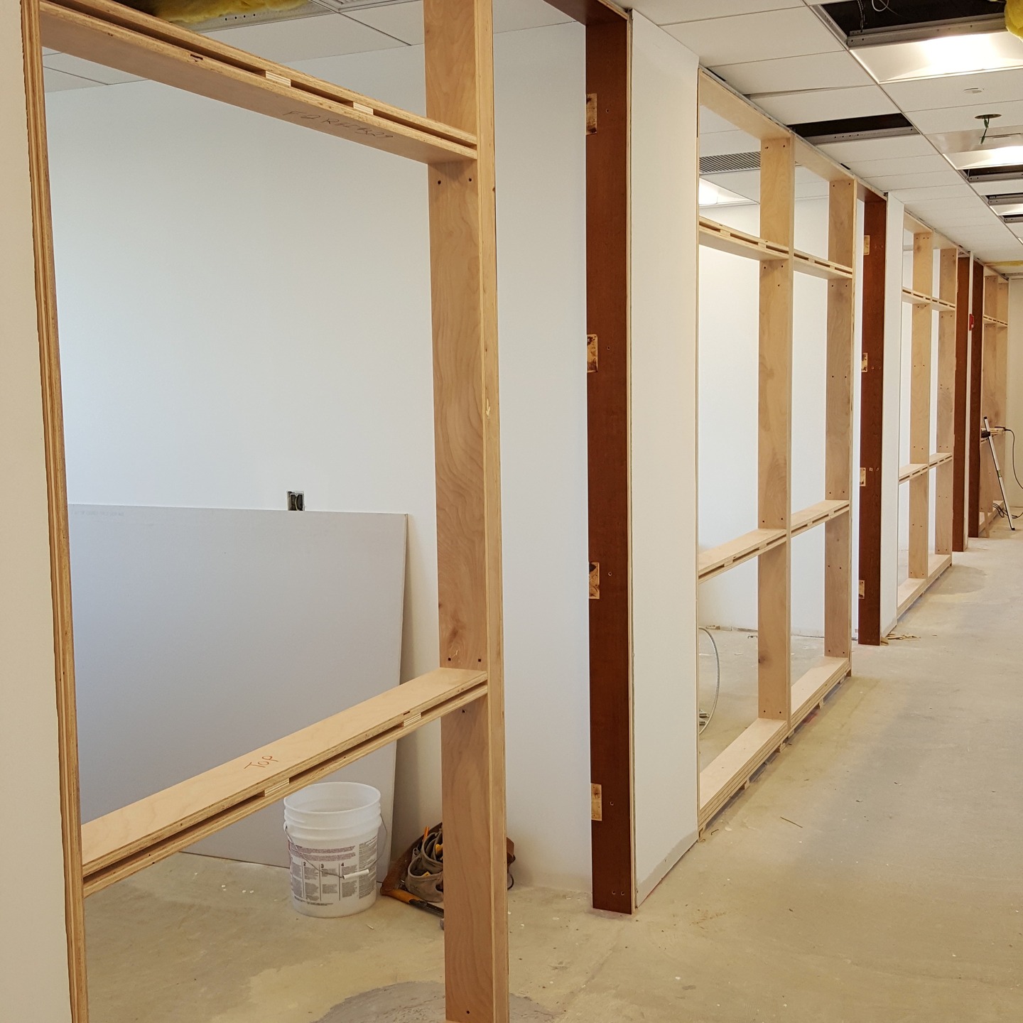 ~VJJS
-
From open framing to fully finished office fronts — we fabricated and installed custom wood-framed glass partitions with integrated trim and frosted panels for privacy.
-
-
-
#mill #custommillwork #frame