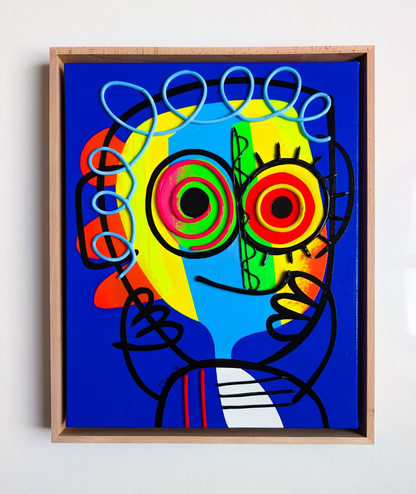 Ce "Bonhomme" 40x50 sera présent ce weekend à Mulhouse, stand C17 🌞