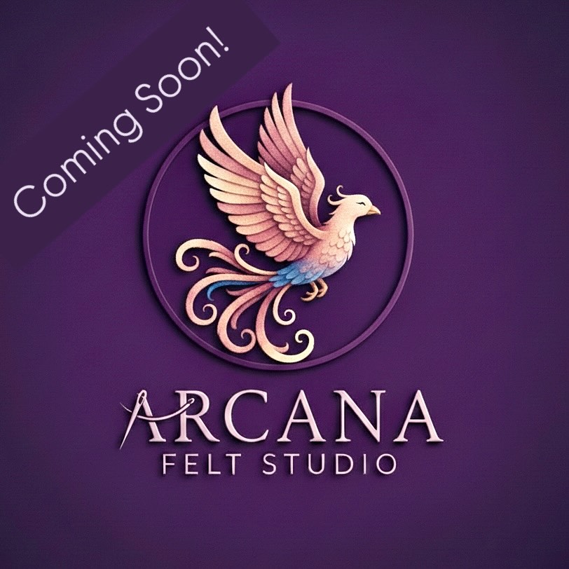 2025 has been a crazy year so far & it’s been a very emotional, stressful and liberating one for me personally! 🫨🎢⛓️💥🥳💃🏼
After participating in some great exhibitions this year I’ve decided to concentrate on making 3D pieces because I’ve just loved making a couple of witches recently 🧙🏻🐈⬛🖤
With all that in mind I’ll be rebranding Cutts’ Creations to ‘Arcana Felt Studio’ so it’s inline with my fab new @folksyhq shop!😊
I’m also currently working on a new website too which will have a direct link to the shop & in the meantime you can contact me at info@arcanafeltstudio.co.uk.
Hopefully the transition will be smooth but I’m sure there’ll be a few hiccups along the way so please bear with me!! 🤞🏻