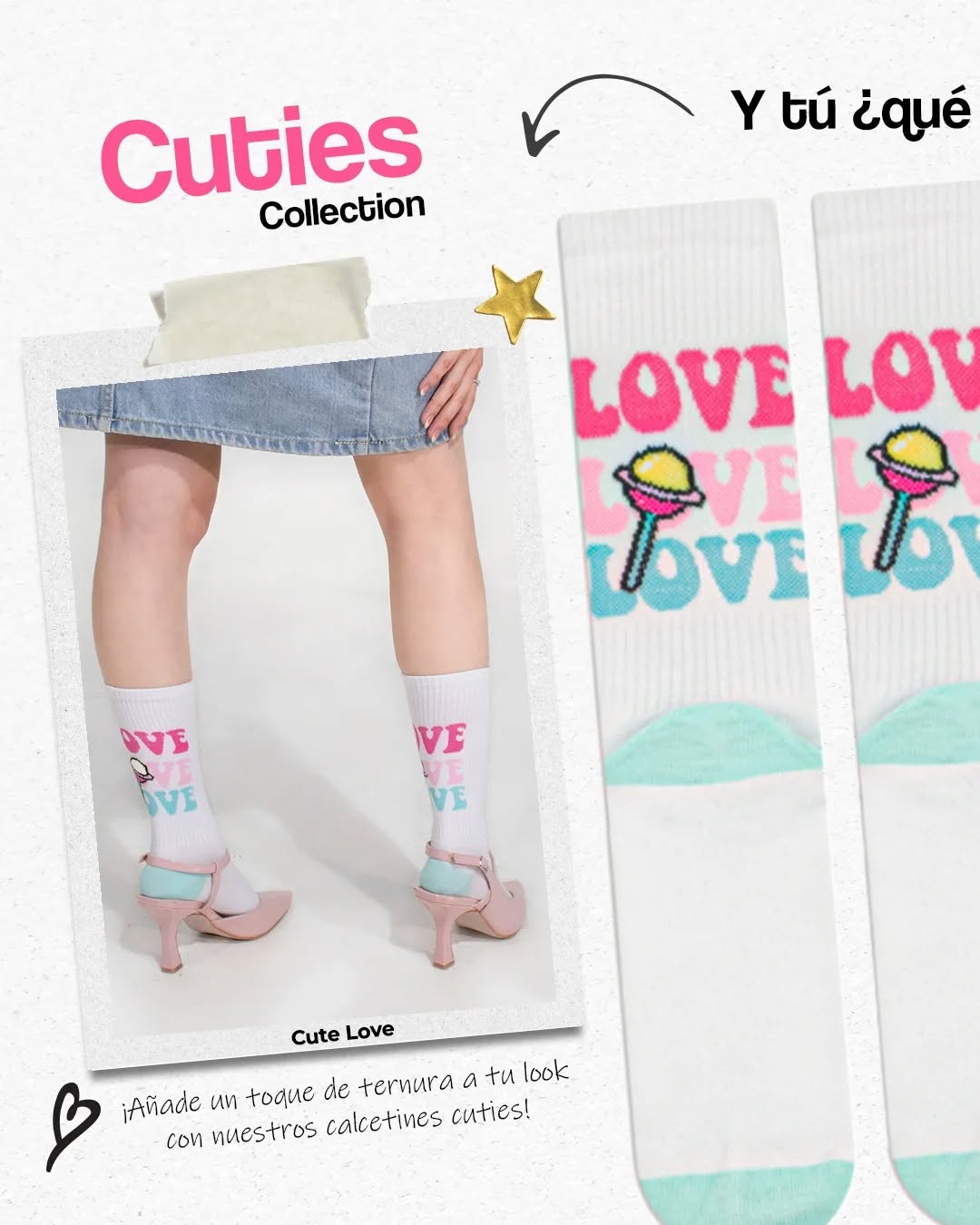 👀 Dos estilos, una sola pregunta… ¿qué team eres?
💖 Cute Love: dulce, tierno y lleno de color.
🖤 Spooky Stripes: rebelde, misterioso y con toda la actitud.
#nomaoutfitters #socks #dailyoutfit #calcetinescondiseño