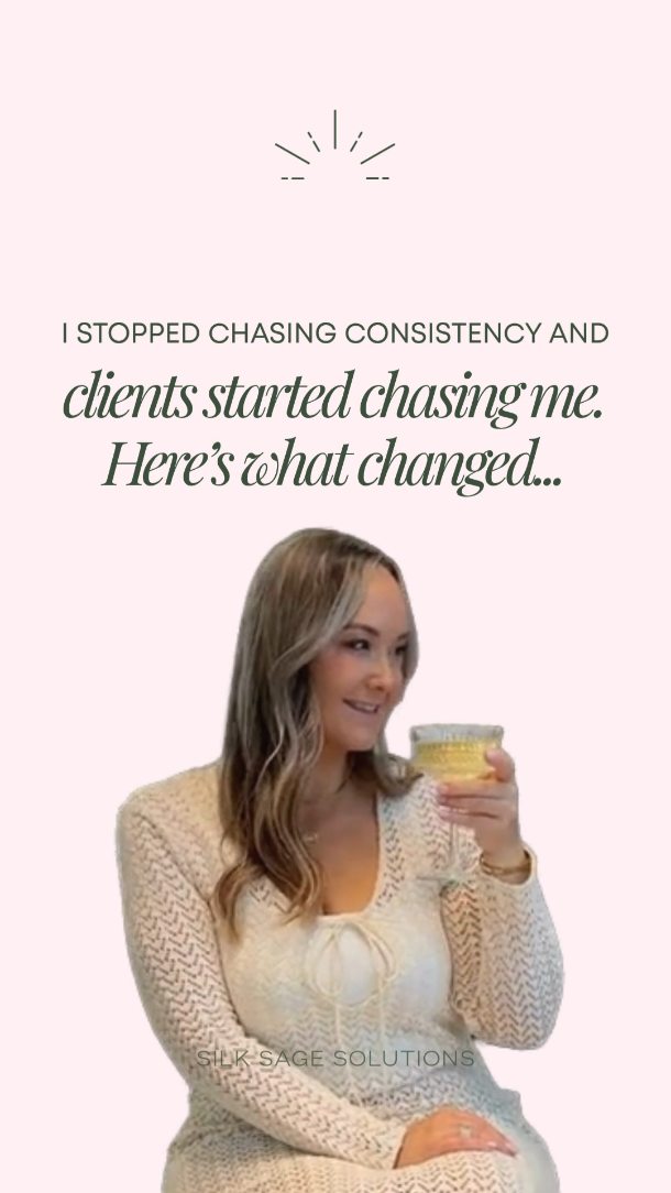 I used to panic every time I skipped a post.
I thought missing a day meant losing momentum. Losing clients. Losing credibility.
The truth?
That pressure had me stuck in performative content.
I was showing up… but it wasn’t really me.
Then I chose clarity over consistency.
I started creating from intuition, not obligation.
And guess what?
My content became more magnetic. My audience felt the shift.
Clients flowed in - without the pushing.
✨ Visibility with soul >>> Visibility from stress.
Drop a 🔮 if you’ve been craving this kind of shift too.
Or tag a biz bestie who needs this truth right now.
👉🏼 Follow @silksagesolutions if your content needs more conversion and less cortisol.
#soulfulstrategy #spiritualbranding #energeticmarketing #nervoussystembusiness #magneticcontent