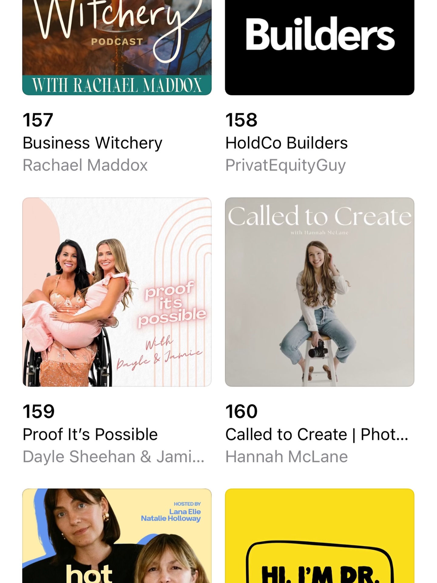 This will NEVER not be a huge deal to us. 🙏🏼
Today we released our 110th episode of Proof It’s Possible and just like the title of the show, this is our proof it’s possible moment of the week. Two girls with small audiences, who had never even looked into podcasting before we said ‘let’s do it!’ are making Apples Top 200 list over and over and over again. The math doesn’t math. The chances of this were wildly low.
BUT… here we are. Surrounded by the greatest community of action takers, big thinkers, bold-move makers and truly the greatest humans. Thank you for listening. Thank you for sharing. Thank you for cheering us on.
Let this be your reminder that all the things you dream of are possible. They are one decision away from being real.
The one thing all successful people have in common is they started. They said yes to the scary thing. They took the leap.
Life passes whether you go all in on yourself or you stay scared. Which one are you choosing?