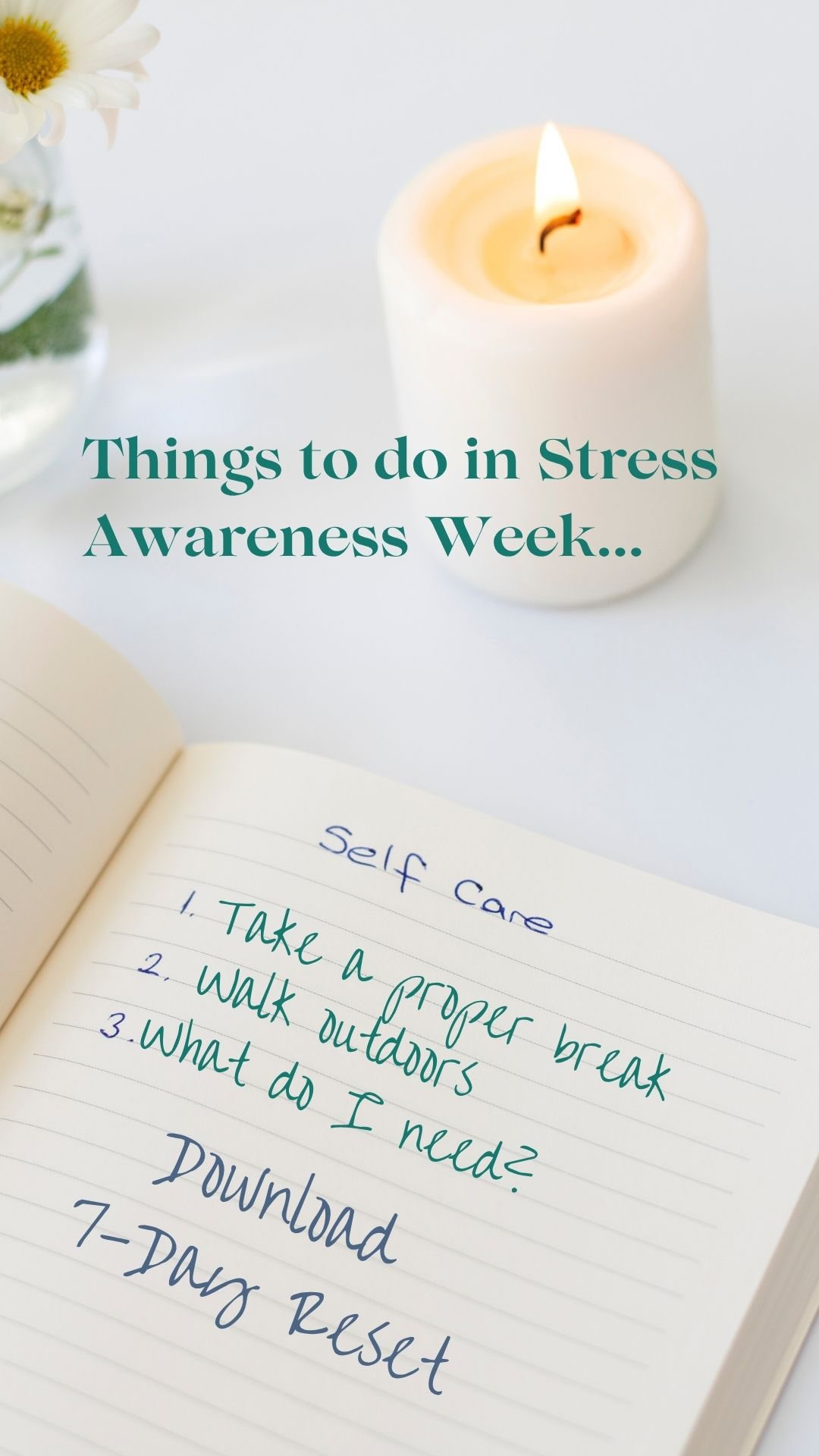 It’s #StressAwarenessWeek and I think we’re all too aware of just how much stress we’re
carrying right now. Trying to do more in shorter days, juggling higher volumes of low-impact
tasks, while wishing we had a bit more space to breathe and focus.
It’s the simple habits that can make a big difference, like leaving your desk at
lunchtime. Just 10–20 minutes of daylight and movement can improve mood, reduce
stress, and boost focus for the afternoon. It doesn’t need to be a long walk. Even
stepping outside for a brisk stroll or standing in the sunlight is enough to reset your
nervous system.
One of the tips from my 7-Day Autumn/Winter Reset is to schedule a 10-15 minute
outdoor walk at roughly the same time each day this week. Notice how it affects your
energy, mood and focus. This small, intentional pause is enough to make a real
difference.
Are you in the mood to reflect on what you might be needing right now to feel brighter
and more resilient through the darker months? Download my free 7-Day Autumn/Winter
Reset Guide: “Keeping Bright in the Darker Days” to get you started and work out a plan.
It’s packed with guided mindfulness, self-care ideas, reflection templates and a
nutrition guide from @EmmaSayersNutrition to help you create your own simple,
effective self-care plan.
Link in bio to download and start your week of intentional wellbeing. Let me know
what you think!
.
.
.
#StressAwarenessWeek
#WorkplaceWellbeing
#ProfessionalWellbeing
#MindfulAtWork
#WorkLifeBalance
#StressManagement
#MentalHealthAtWork
#AutumnWellbeing
#SeasonalSelfCare
#SelfCareForProfessionals
#DailyWellbeing
#IntentionalLiving
#WellbeingRoutine
