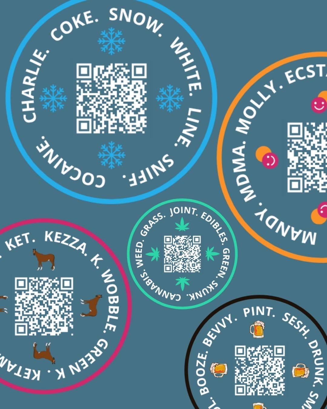 A young person joined us for work experience and created a variety of sticker designs. We were so impressed by one of their concepts that it became the inspiration for the entire set of five stickers!✨
Each sticker includes a QR code linking to a webpage. Over the next week, we’ll be revealing each of these pages right here on our social media, so keep your eyes peeled!
Working with young people and want your own set of stickers or a poster featuring the full collection? Drop us an email at unity@matthewproject.org and we’ll get some sent your way.