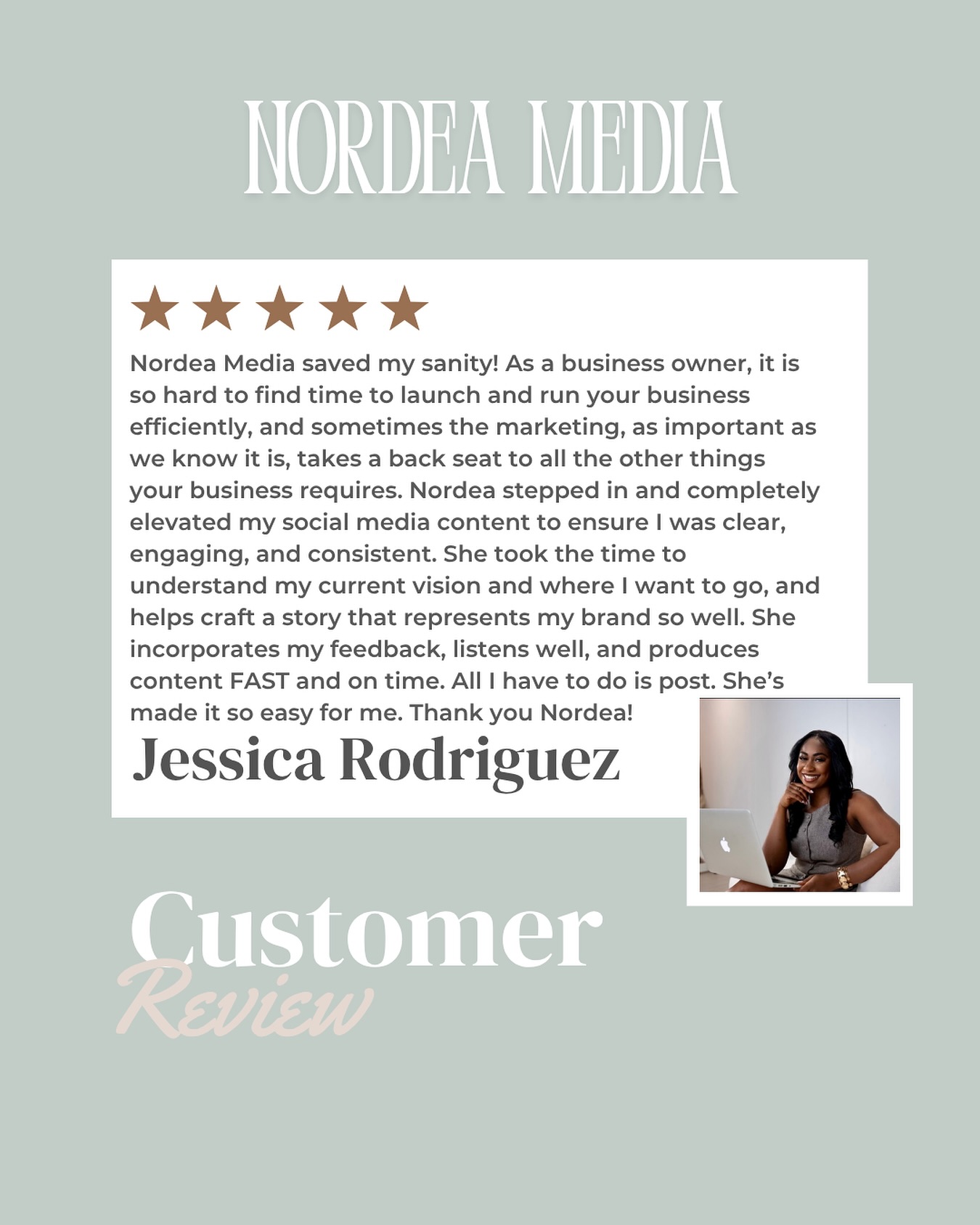 We don’t just create content — we create peace of mind. Grateful for amazing clients like Jessica owner of @resetstudiobaltimore who trust Nordea Media to bring her brand stories to life. 🤍
