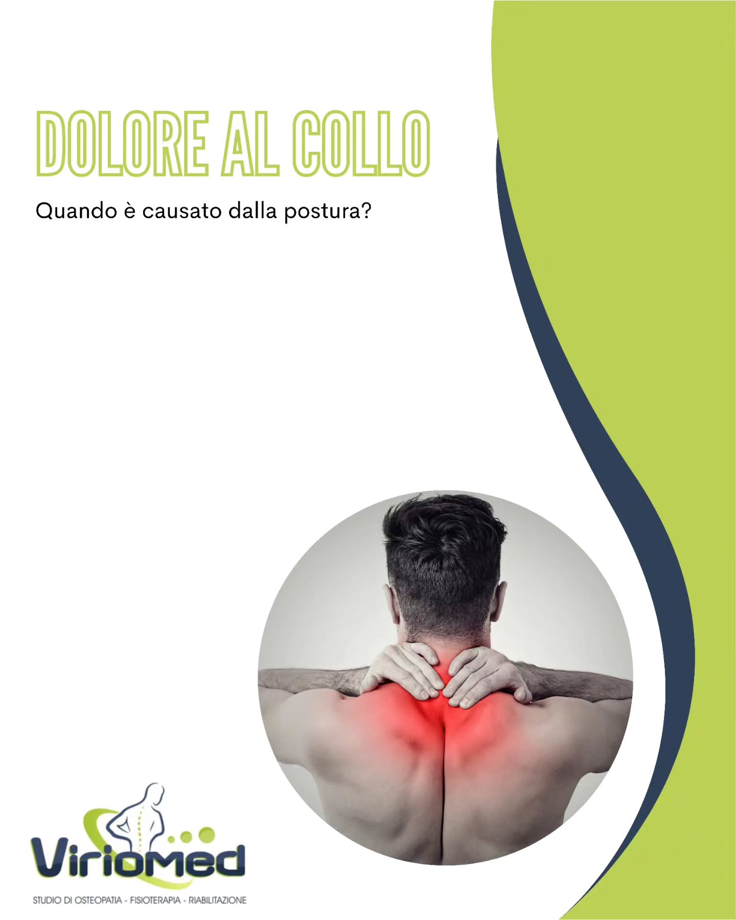 Siamo soliti concentrarci sul trattamento delle parti del corpo che manifestano dolore, ma in alcuni casi le cause possono risiedere altrove. Un esempio è il dolore cervicale, che talvolta, anche quando severo, può essere causato da alterazioni posturali dell’intera colonna vertebrale.
Viriomed
📍 Strada comunale per San Gregorio, Loc. Mannella (VV)
📞 3206775566
📧 viriomed@libero.it
🌐 www.viriomed.it
#viriomed #fisioterapia #osteopatia #riabilitazione #posturologia #terapia #tecar #fisiotone #powershape #cryotshock #ondadurto #osteopata #ginnasticaposturale #linfodrenaggio #posturale #dimagrimento #dimagrimentolocalocalizzato #rimodellamentocorpo #tonificazione #vibovalentia #calabria #sangregoriodippona #vibomarina