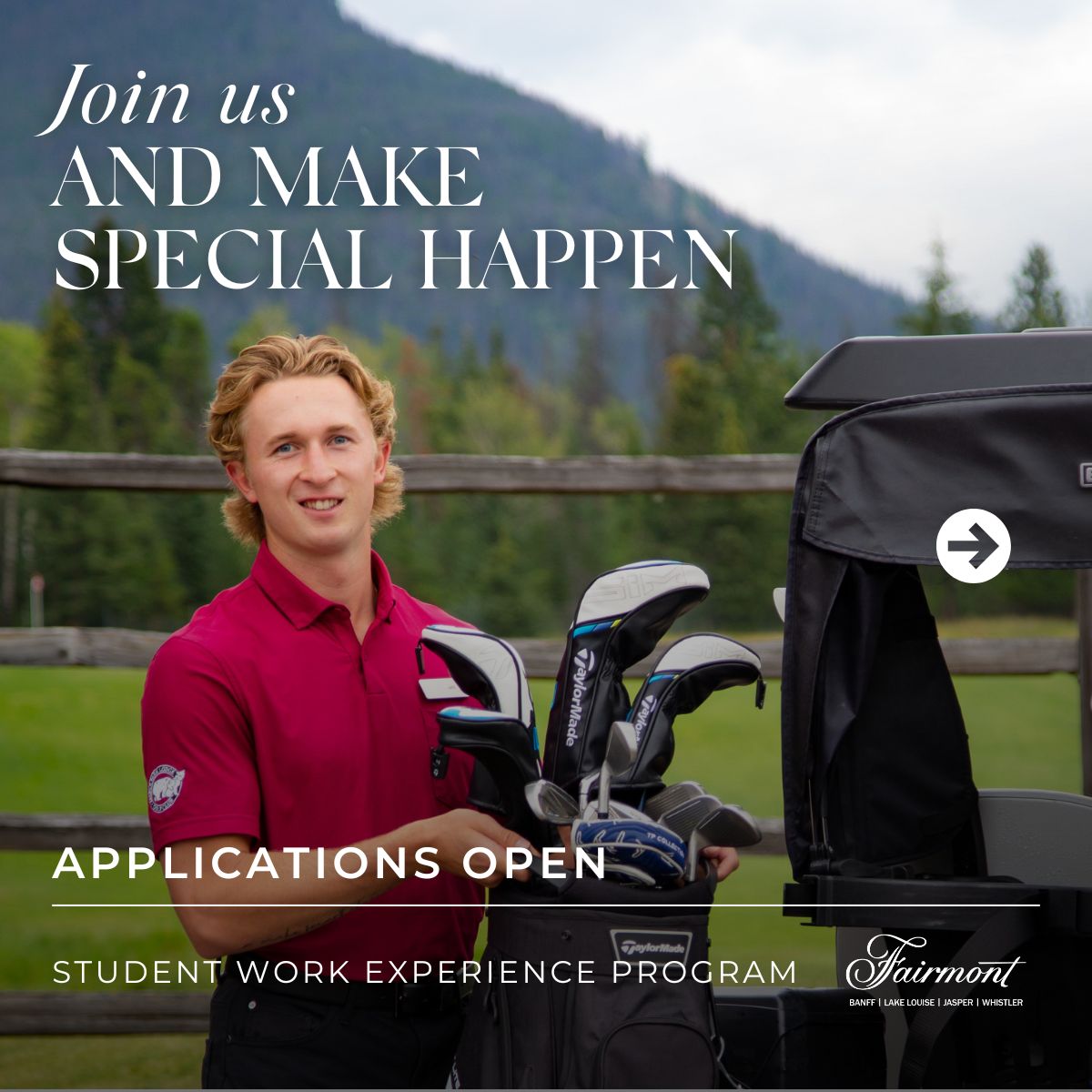 📣 Ready to make this the most memorable summer of your life?
Applications for our Student Work Experience Program (SWEP), are NOW OPEN!
From mountain adventures to once-in-a-lifetime career moments, this is your chance to gain real hospitality experience in some of the most breathtaking destinations in Canada.
#HospitalityStudents #FutureHoteliers #MakeSpecialHappen #NowHiring #ApplicationsOpen
