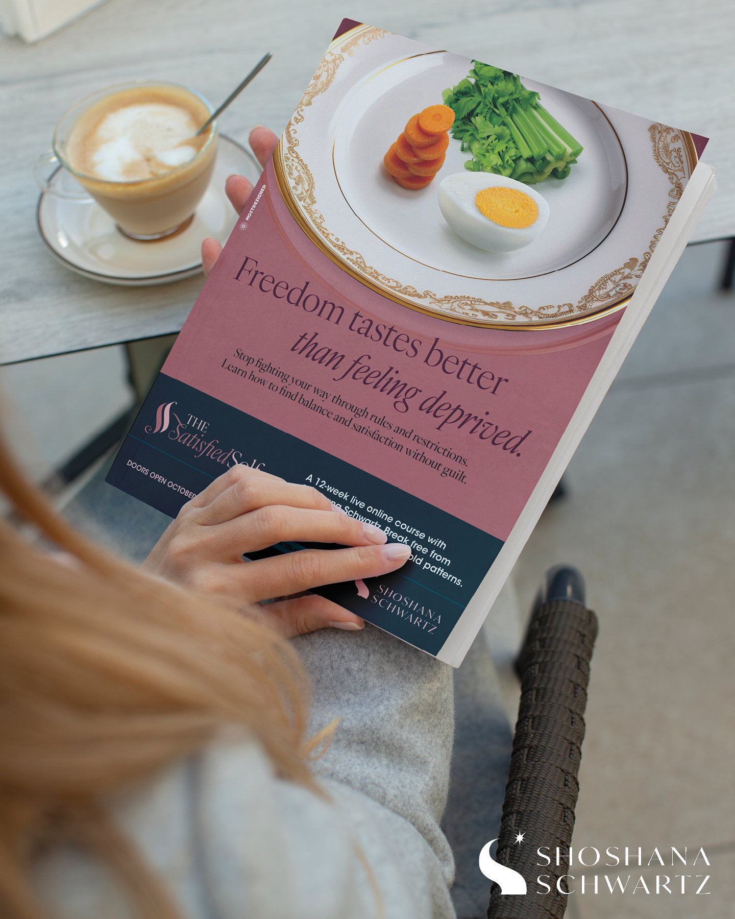 Freedom Tastes Better 🕊️
👉 Building Connection Before the Sale
After the brand identity created for Shoshana Schwartz came the marketing campaign.
We started with a simple truth:
Shoshana’s audience doesn’t need another diet promise; they need to feel understood.
So before we wrote a single headline, we mapped out her audience’s inner world (pictured):
- looking on the outside as if "everything is FINE," while secretly feeling nothing (or worse) on the inside,
- how they feel at night when the guilt sets in,
- what they tell themselves about food,
- and what they really want—freedom, peace, and self-trust.
🧭 That emotional snapshot became our compass.
From it, we built 2 ad series, each with three pieces:
🌟 The Awareness Series: messages that speak to emotion, not advice.
💸 The Sales Series: showing what freedom looks and feels like, and converting existing traffic into paying customers.
Both were designed for digital and print, tied together through 1 concept and tagline:
🍽️ Freedom Tastes Better.
Because this course isn’t about food—it’s about feeling FREE 🪁
And every word, color, and image reflects that transformation from chaos to calm, from heavy to light.
If you take away anything, let it be this:
👉 Selling doesn’t have to be loud to be effective.
When your audience feels seen before they’re sold to... You create connection, not resistance. Your audience can begin to imagine a better version of themselves.
🦋 It’s been incredible to see her voice shine even brighter with the launch of The Satisfied Self:
https://thesatisfiedself.com/tss-sales-page
—
“Every ad looks fabulous. Every item, amazing. Every time I look at my landing page, I still say: Wow. Everything is beautiful, thoughtful, and perfectly aligned with my message.”
Creative Direction & Design: Elisheva Eizenbach, Mostdesigned
Marketing & Photography: Ahuva Rubin
Full case study here:
https://www.mostdesigned.com/portfolio/shoshana-schwartz
—
#logo #design #graphicdesign #branding #logodesigner #art #logodesigns #graphicdesigner #designer #logodesign #logos #brand #logotype #illustration #marketing#logomaker #illustrator #creative #graphic #photoshop #brandidentity