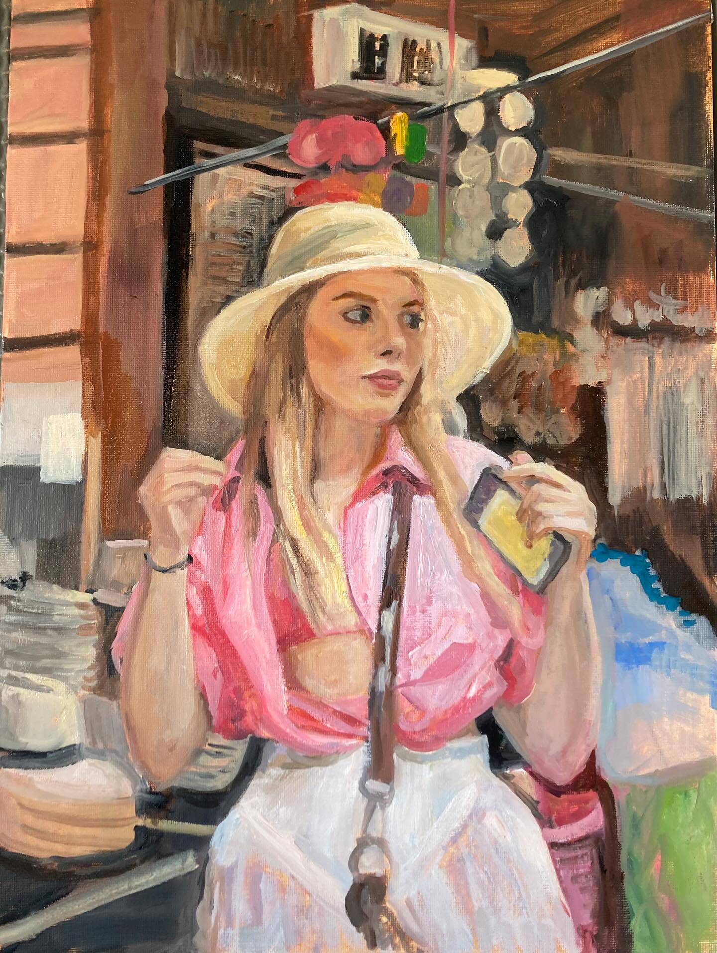 I’ve been working quite hard over the last few days on commissions. This one is of a beautiful girl enjoying trying on hats which was commissioned by her grandmother. If you’re interested in a commission I still have a couple of spaces left before Christmas so please get in touch and we can discuss further. Have a lovely week everyone!
#commission #commissionart #christmaspresentideas #portrait #portraitinoils #portriatpainting #portraitcommission #beautifulgirl #woodbridge #woodbridgeartist #suffolkartist #art #oilpainting