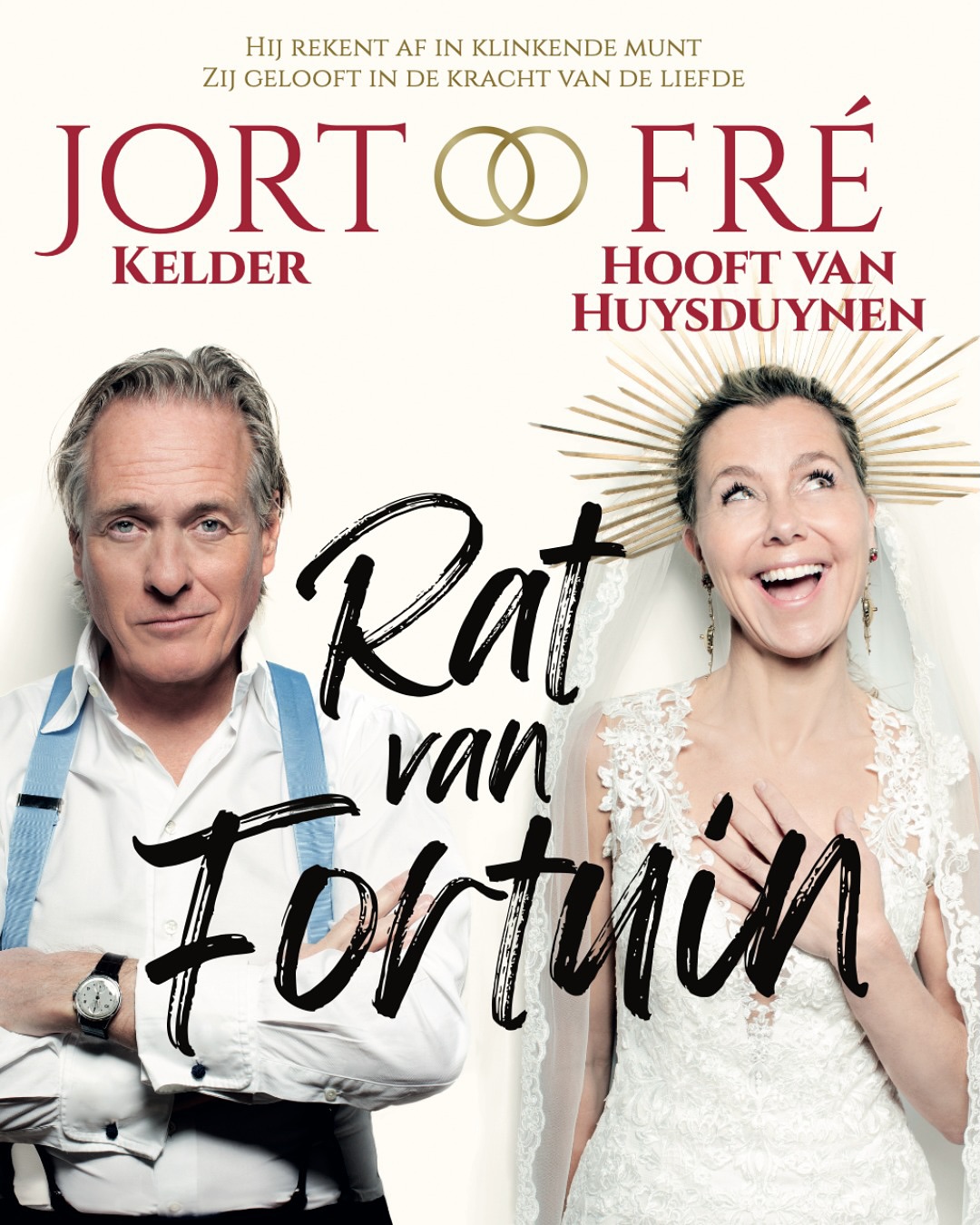 Wij geven elkaar het ja-woord.
Maar niets is wat het lijkt.
Wat gebeurt er als een kwebbelende kakker en een diepzinnige vrijbuiter trouwen op het podium?
Kunnen geld en liefde samen gaan?
Speel mee met Rat van Fortuin, het trouwspel van Jort & mij,
en bepaal samen met ons opnieuw je lot.
📍Kaarten & info via de link in bio!
#ratvanfortuin #theatertour #jortkelder #frehooftvanhuysduynen