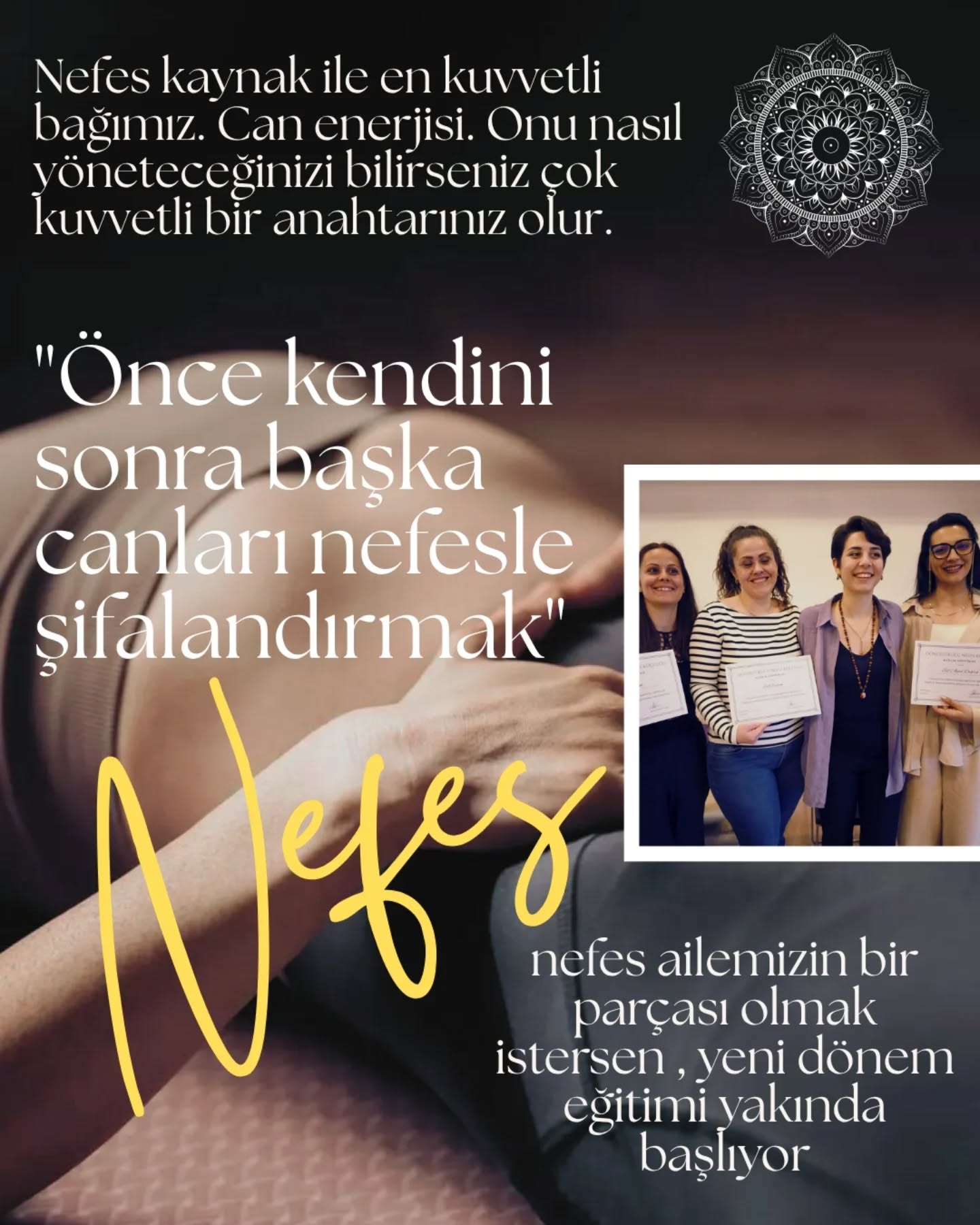 🌬️Nefes Koçluğu eğitimi bekleyenler, zamanı geldi
İçinde bu çağrıyı hissedenler. Önce kendiniz sonra da etrafınıza katkı olmanız için, hizmet alanına geçebilmeniz için Nefes çok güzel bir araçtır.
2017'den bu yana Nefes'i HAL edinmiş bir koç, bir eğitmen, bir şifacı, bir kolaylaştırıcı ya da sadece bir kadınım. Bu meslek benim hayattaki en büyük tatmin kaynağım, aşkla dolduğum anları yaşattı ama aynı zamanda da gölgelerimle yüzleştirip büyük sınavlara soktu. Hediye ile zorluk iç içe geçebiliyor bazen.
Bu yolda benim gibi sabırla, gönülle ilerliyecek, belki ileride ekip arkadaşı olacak canlara çağrımdır. Detayları merak edenler benimle iletişime geçebilir
Güzelliklere, iyiliğe niyetle, katkı olsun 🪷