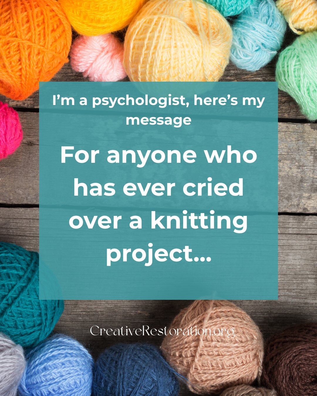 Here’s why you don’t need to feel bad if you cry over your knitting, especially if it’s on TV!
Inspired by Lydia @wekuyarn on @thegameofwool last night, here’s what I think every time someone tells me they’ve cried over their knitting (and every time someone cries on Sewing Bee or Bake Off for that matter!)
If you’ve spent hours doing something and it really matters to you and it goes wrong of course you’re upset! Even if it is ‘only knitting’ it is totally understandable- swipe the post to see my top tips to stop giving yourself a hard time for crying over your knitting.
Of course on a TV show you don’t have the luxury of time, the stakes are high, you’ve made sacrifices to be there and it will be televised - so you definitely don’t need to feel bad or apologise for crying! It’s totally understandable.
#gbsb #greatbritishbakeoff #gameofwool #knittingmistakes #whenknittingattacks