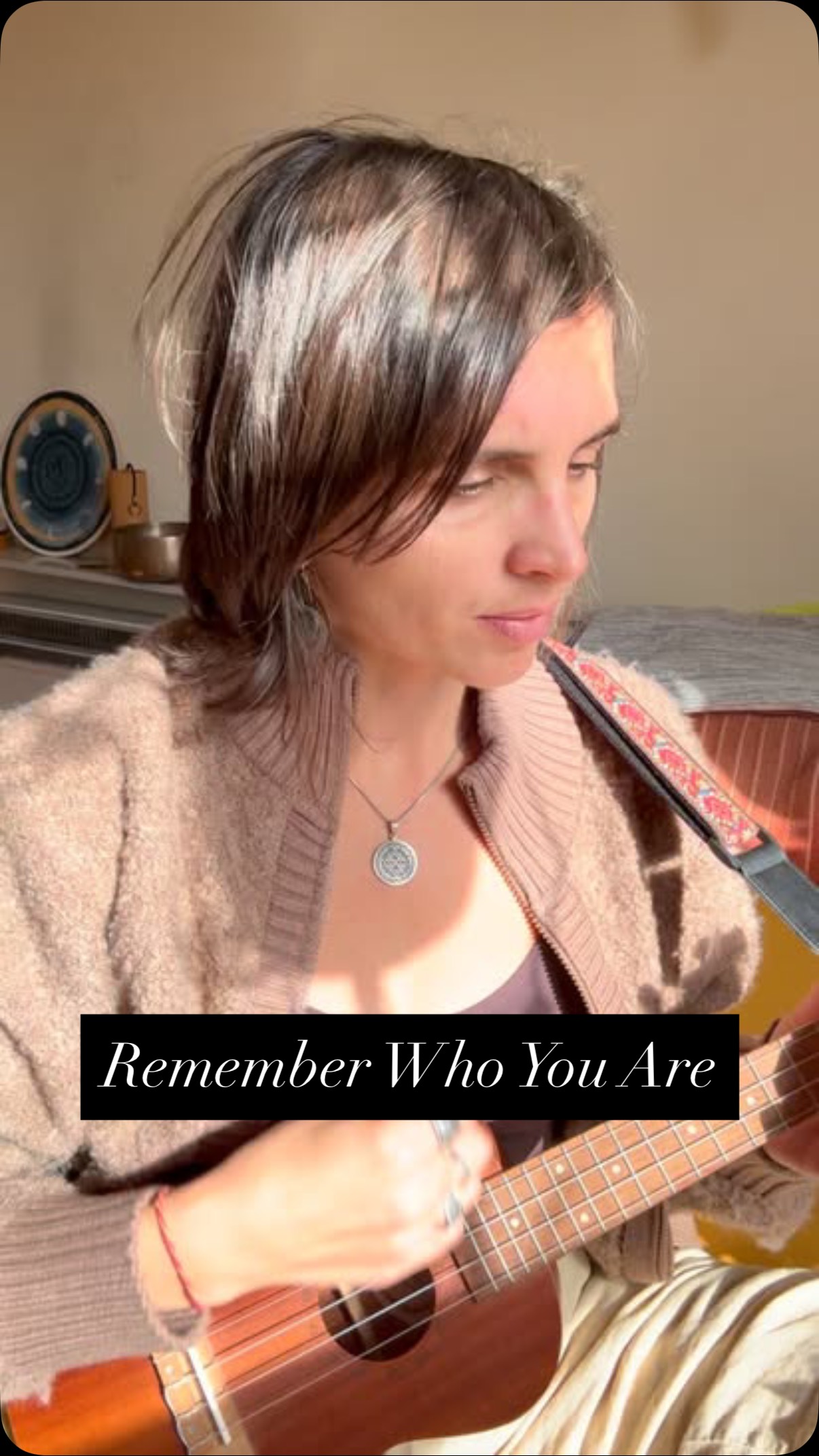 ~ heyama by aqario ~
I was inspired to play this song on ukulele after seeing it played on the guitar by my yoga teacher Leo @omgaiahealing ( who has been an inspiration for me to deepen my journey with yoga ❤️).
I had the joy of playing this song on ukulele with @ukulelecomana and then the honour to bring it to the Wild Heart Women’s Retreat Back in August. It was the song shared in our opening circle.
I come back to these words -
“may the circle be open by unbroken”,
“let us be tender and let us be wild”
“remember you who are “❤️
There is so much power in them.
Remembering who we are, unlearning that which we thought we were, returning to our authenticity.
I keep returning to this - what’s my true nature ? What’s our true nature? It is one that holds a lot of potential, trusts, loves, embraces both joy and suffering as part of life, invites softness when needed and firmness when needed.
~ Remember who you are~
Lots of love,
Anna
#heratsong #circle #womenscircle #wildheart #embodied