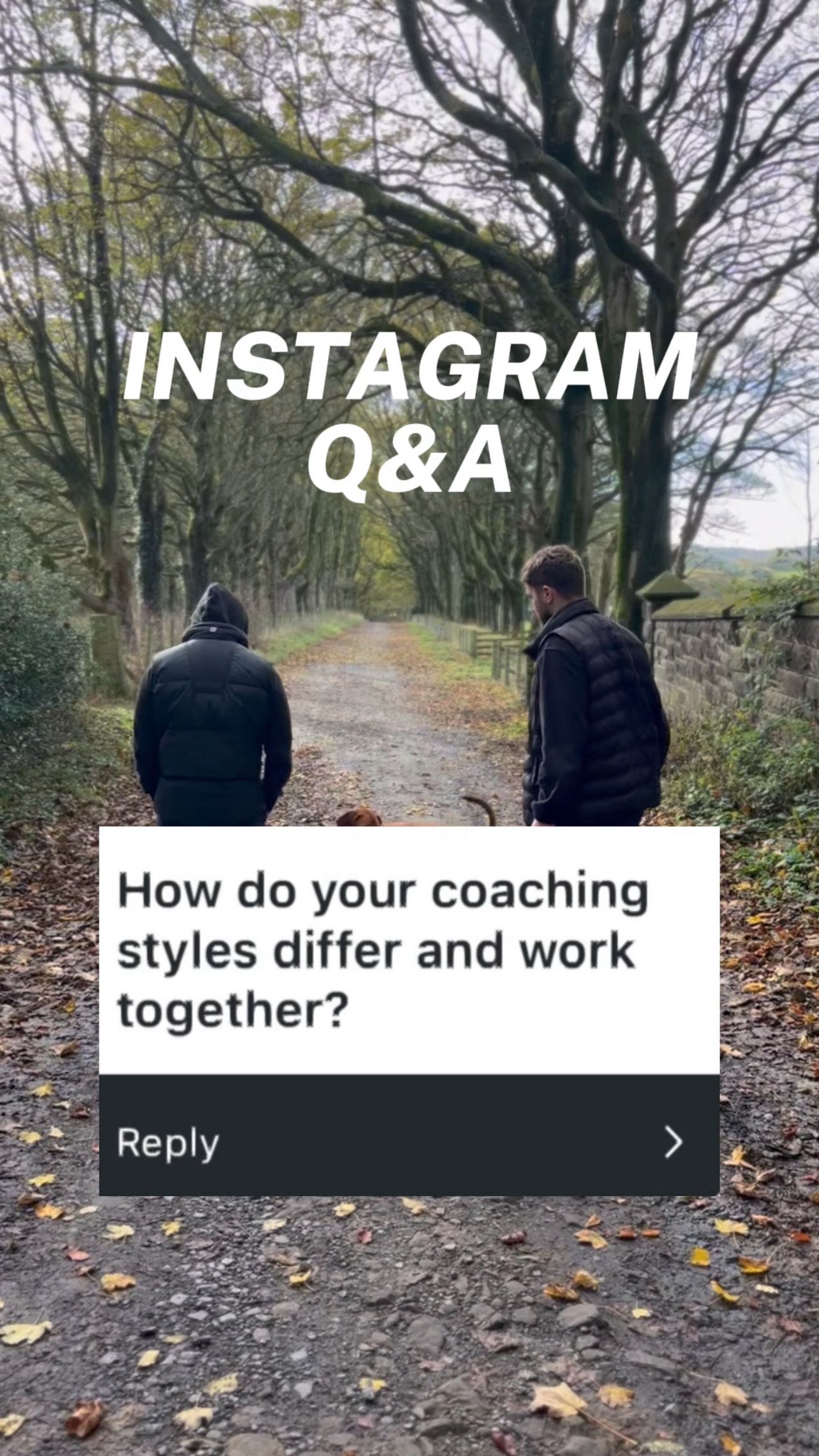 Coaches Q&A - how do your coaching styles differ and work together?