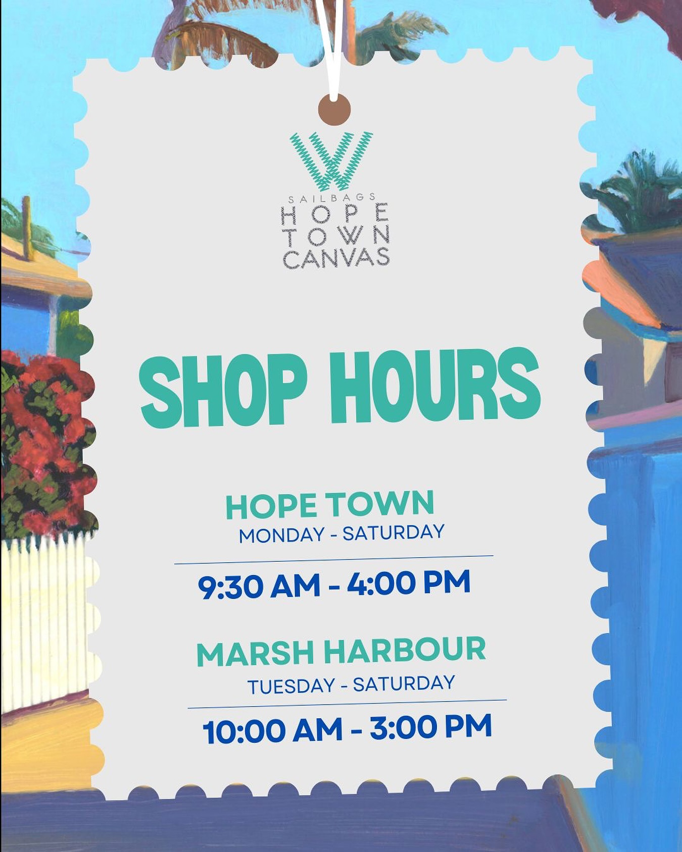 Updated November hours for our Marsh Harbour and Hope Town locations!! Happy holiday shopping 🥰🎄