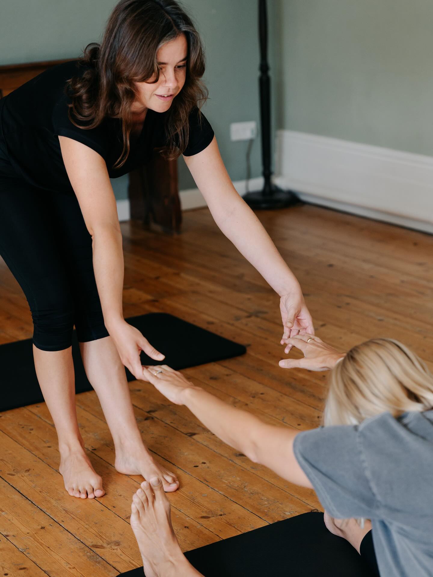 For us, it all started with Mat classes. However the Mat comes as Joe’s “homework” to the equipment.
A great place to start but not necessarily the beginning, the mat exercises replicate those on the in the studio.
We tailor our mat classes to those in the class, bringing the studio work to a much more accessible class, but with reference to the studio work.
We currently only have 3 mat classes but with our trainees coming through there will likely be more in the pipeline soon.