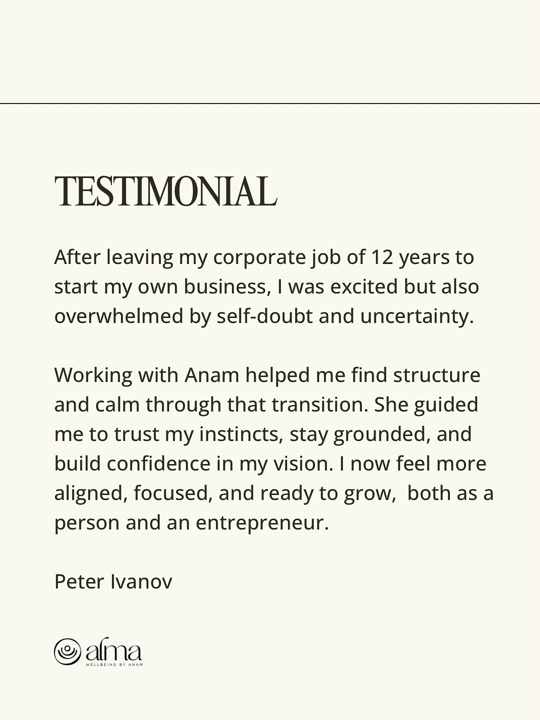 Life transitions often begin with uncertainty, the fear of starting over, the self-doubt, and the quiet question, “Can I really do this?”
Each success story reminds us that transformation doesn’t happen overnight, it unfolds through small, intentional steps. Together, we worked on rebuilding his confidence, clarifying his business vision, and aligning his mindset with his purpose.
What I love most about my work is witnessing this shift when someone moves from fear to clarity, from hesitation to action. It’s not about fixing people, it’s about reminding them of their own strength.
🌿 Here’s to everyone building something new, with courage, patience, and self-trust.
#transformation #mindsetcoaching #entrepreneurship #coach #wellness #nlp #holisticcoach #almabyanam