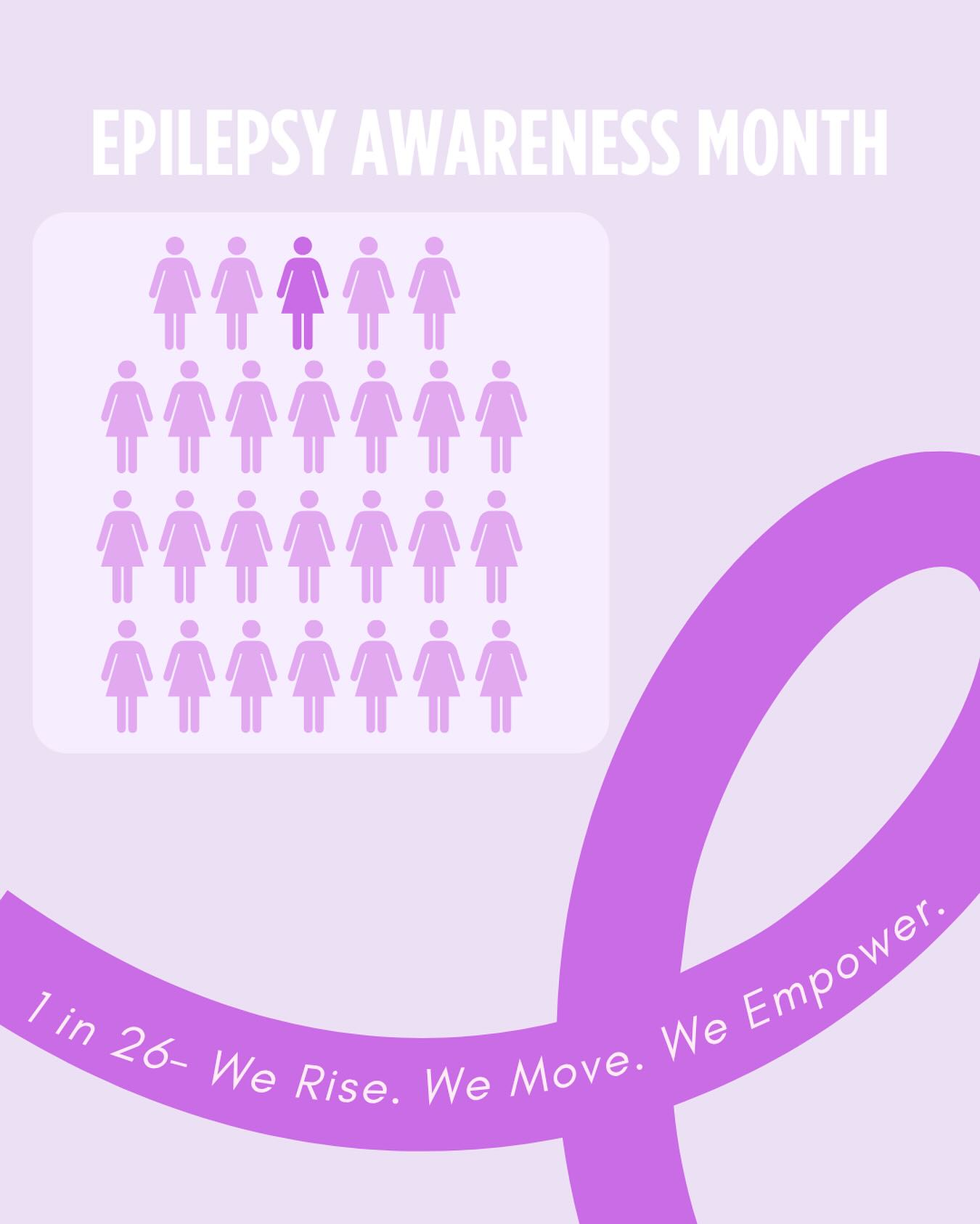 November‘s Epilepsy Awareness Month💜
1 in 26 people will be diagnosed with epilepsy in their lifetime, but through community, movement, and education no one faces it alone.
This month, we move with purpose: real stories, raising awareness, and showing that living with epilepsy doesn’t mean sitting on the sidelines. We’re redefining what it means to live and thrive with epilepsy💪🏼
Behind every number is a story of strength, resilience, and hope and we support every epileptic on their journey. Let’s celebrate this month together and not hide who we are but be proud of the challenges we have overcame!