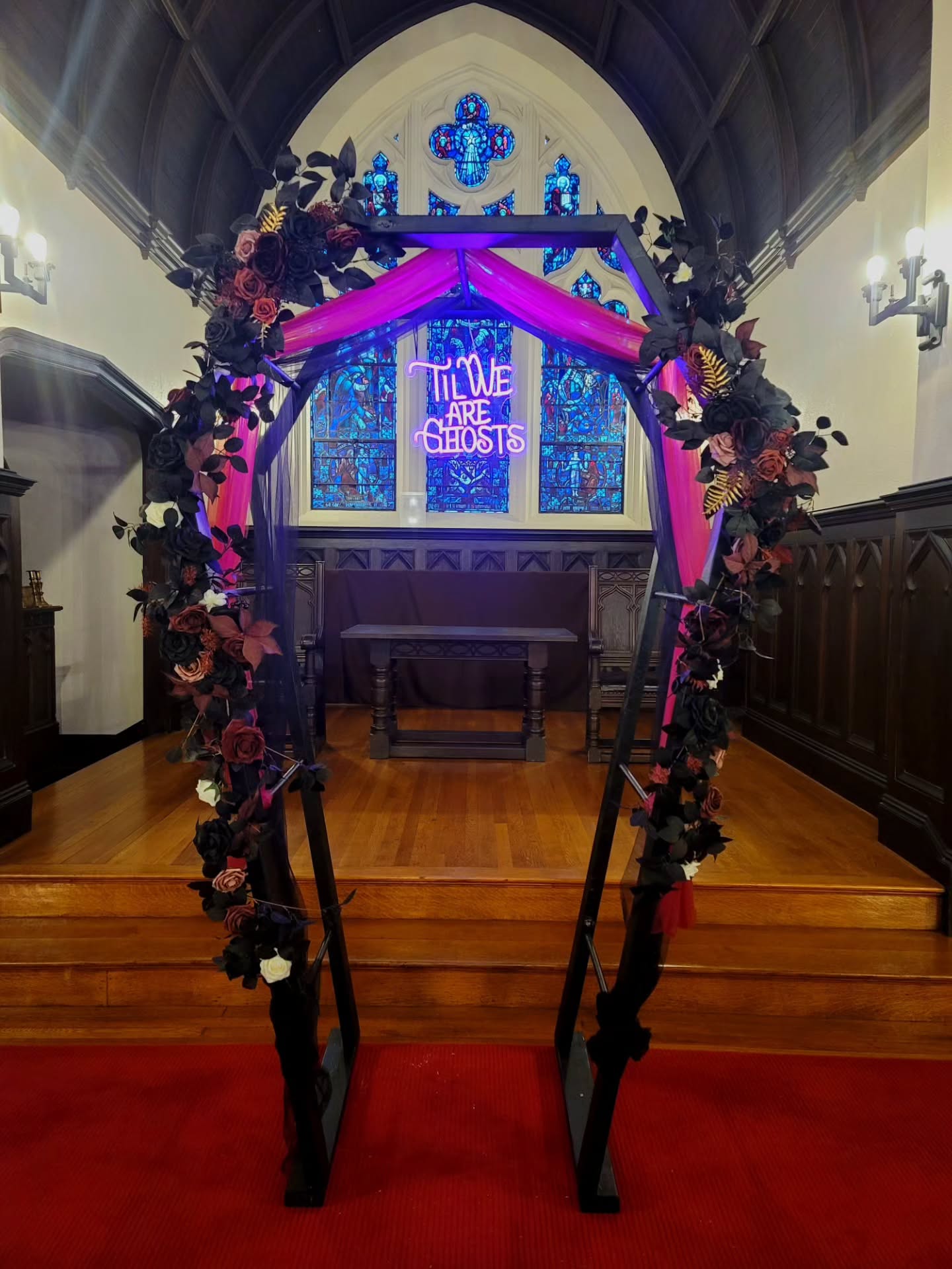 Yesterday’s wedding at the Blake Chapel at Harmony Grove Cemetery was a beautiful gothic dream! The chilly, drizzly weather made everything feel extra cozy and atmospheric... perfect for the vibe. Also - I'm obsessed with the arch they made and brought with them from Ontario! 🖤🪢💍👻🪦✨️🖤
#salem #salemmassachusetts #harmonygrovecemetery #cemetery #cemeterywedding #gothic #gothicwedding #gothwedding #tilweareghosts #untilweareghosts #annabellelee #weddingofficiant #officiant #witchywoman #witchywomanweddings #weddingwitch