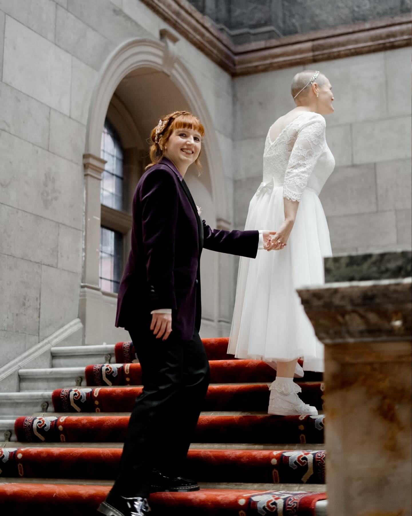 A RAINY SHEFFIELD…
… never looked so good.
Lucy and Stacey said “I do” at Town Hall, dodged puddles on the walk to the Winter Gardens, and totally embraced the rain (umbrellas, laughter, and all). We stopped for hot chocolate because, honestly, that’s how every rainy wedding should go.
Then it was off to The Botanist for amazing food, proper belly-laugh speeches, and a dance floor that didn’t quit. Rainy hair, happy hearts, and the best kind of chaos. ♡
#SheffieldWedding #WinterGardensSheffield #TheBotanistSheffield #LGBTQWedding #Sheffieldtownhall