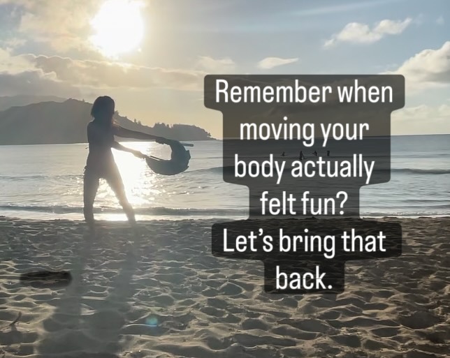 Week 4: Strength in Fire…
show up, move your body, and let yourself have some fun.
That’s it.