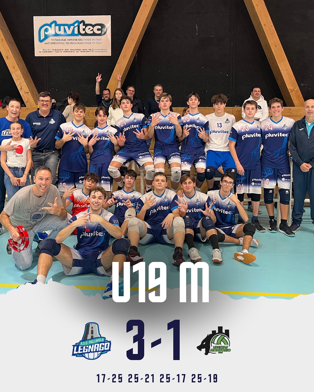 Risultati settore giovanile – 27>2 novembre
Lo scorso weekend di partite per le nostre squadre giovanili ha visto buone prestazioni e spunti su cui continuare a lavorare.
Vittoria netta per l’Under 14 maschile, che supera Volley Meledo 3-0 (25/14, 25/14, 25/14) mostrando attenzione e concentrazione da parte di tutto il gruppo. Successo anche per l’Under 14 femminile, che porta a casa la gara contro Oppeano con una prestazione a ritmo basso ma sempre sotto controllo.
Battuta d’arresto per l’Under 15 maschile contro Verona Volley (0-3, 15/25, 20/25, 21/25): partita difficile, con qualche errore di troppo e poca lucidità, ma utile per crescere e migliorare.
Sorrisi invece per l’Under 17 maschile, che conquista tre punti fuori casa contro Montorio (3-1, 25/20, 28/26, 18/25, 25/17). Buon risultato, anche se non sono mancati errori e cali di concentrazione su cui lavorare in palestra.
Chiude la settimana l’Under 19, impegnata anch’essa contro Montorio: obiettivo centrato con il mantenimento del secondo posto, nonostante una prestazione sottotono e qualche imprecisione di troppo.
Un weekend con alti e bassi, ma pieno di impegno, entusiasmo e tanta voglia di migliorare! 💪🏐
#asdpallavololegnago