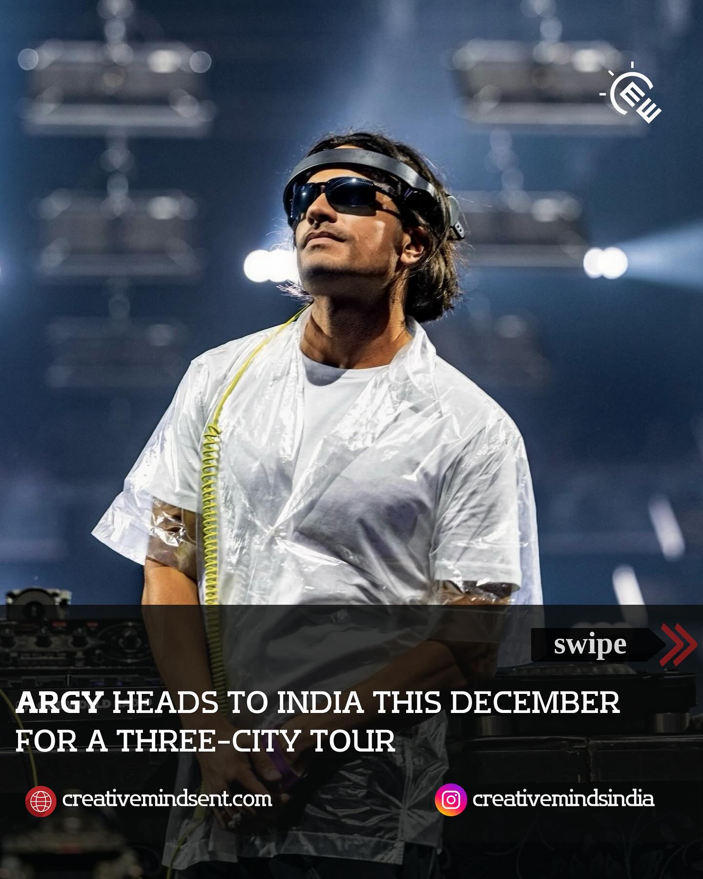 Argy (@argy) returns to India this December with three massive shows:
27 Dec - Delhi NCR
29 Dec - Goa
31 Dec - Bengaluru (NEWORLD Showcase for the very first time)
Tickets now live on BookMyShow.com
Courtesy: @sunburnfestival Argy (@argy) returns to India this December with three massive shows:
27 Dec - Delhi NCR
29 Dec - Goa
31 Dec - Bengaluru (NEWORLD Showcase for the very first time)
Tickets now live on BookMyShow.com
Courtesy: @sunburnfestival