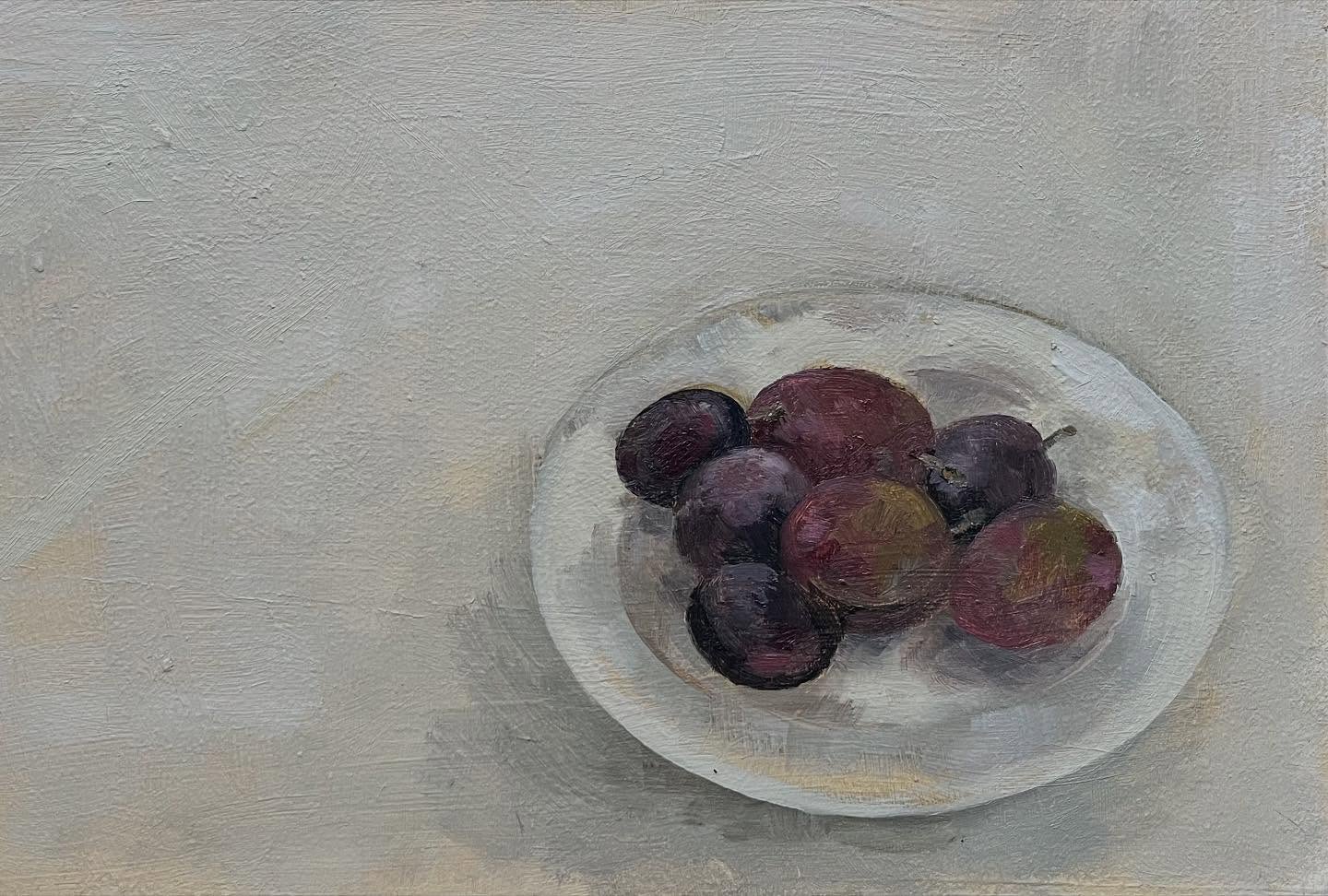 This little painting of plums painted @stivespainting has been accepted into the Penwith Associate Members Winter Exhibition. I’ve always enjoyed exhibiting here, such a lovely gallery. Thank you @penwithgallery see you for the PV!