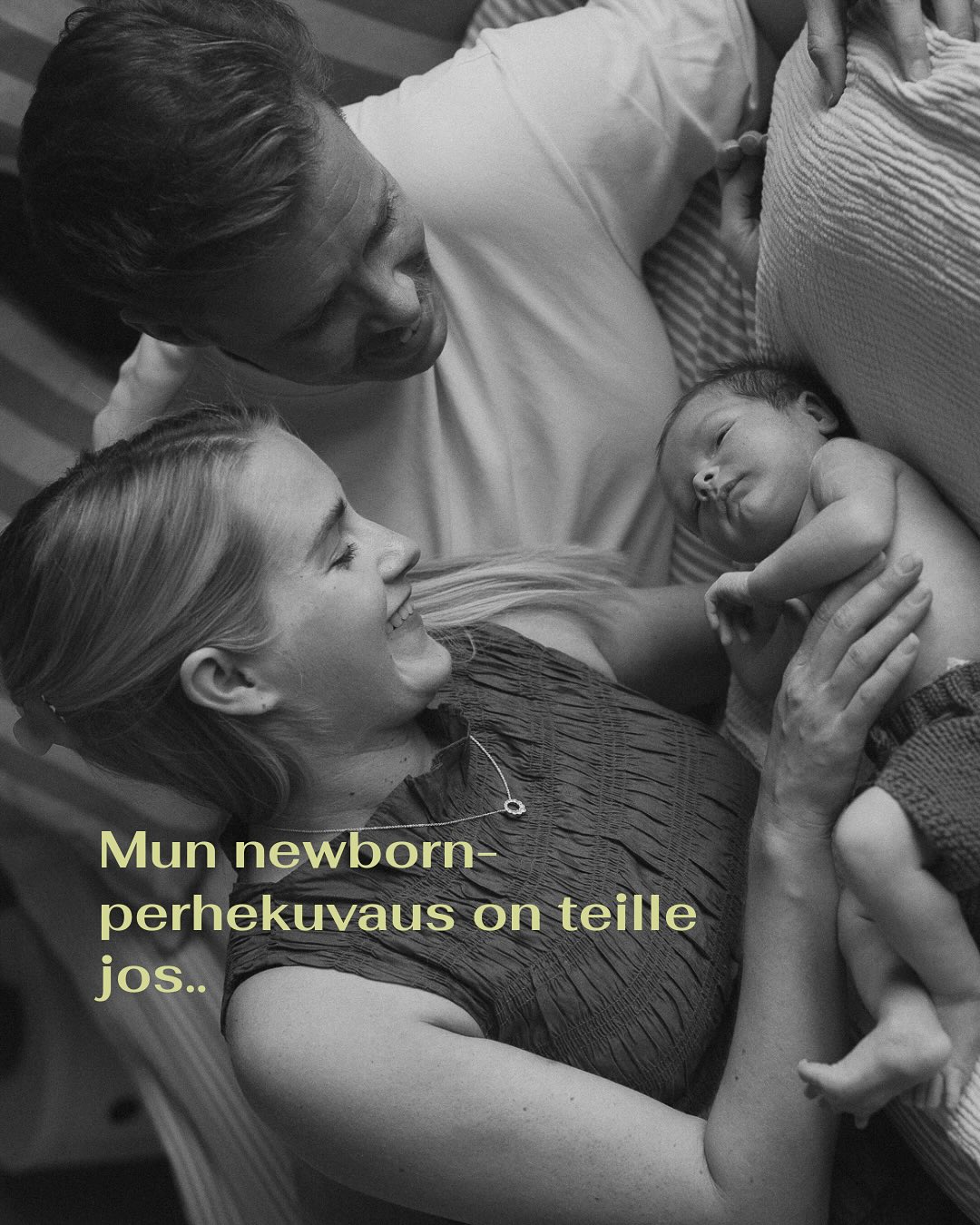 Jos te toivotte kiireetöntä vastasyntyneen kuvausta teidän omassa kodissa, tutuissa ja turvallisissa olosuhteissa, mun dokumentaarinen newborn-perhekuvaus on teille!
Mä oon se valokuvaaja, joka tulee kuvaamaan teidän kotiin niitä aitoja hetkiä vastasyntyneen kanssa ilman turhia koristeluja. Tää kuvaus on teille, jos ne asetellut kapalointikuvat ei tunnu teidän jutulta ja jos haluatte mieluummin nähdä kuvissa sylittelyä, imetys- ja vaipanvaihtohetkiä kotona.
Bookkaan vastasyntyneen kuvauksia loppuvuodelle ja alkuvuodelle! Laita viestiä ja sovitaan teille kuvausslotti jos tää ois teidän juttu <3
#newbornkuvaus #newbornkuvausturku #newbornkuvaushelsinki #vastasyntyneenkuvaus #vastasyntyneenkuvaaja #vastasyntyneenkuvaushelsinki #vastasyntyneenkuvaus #perhekuvaus #perhekuvaaja #perhekuvausturku #perhekuvauskotona #dokumentaarinenperhekuvaus